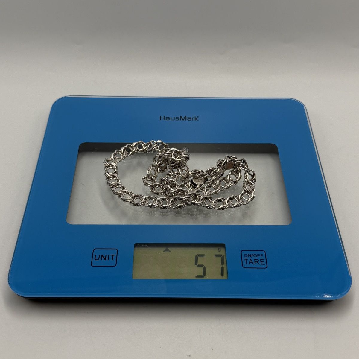 Sterling Silver Heavy 925 Sterling Silver Arabic Bismarck Chain Necklace Size ONE SIZE - 8 Thumbnail