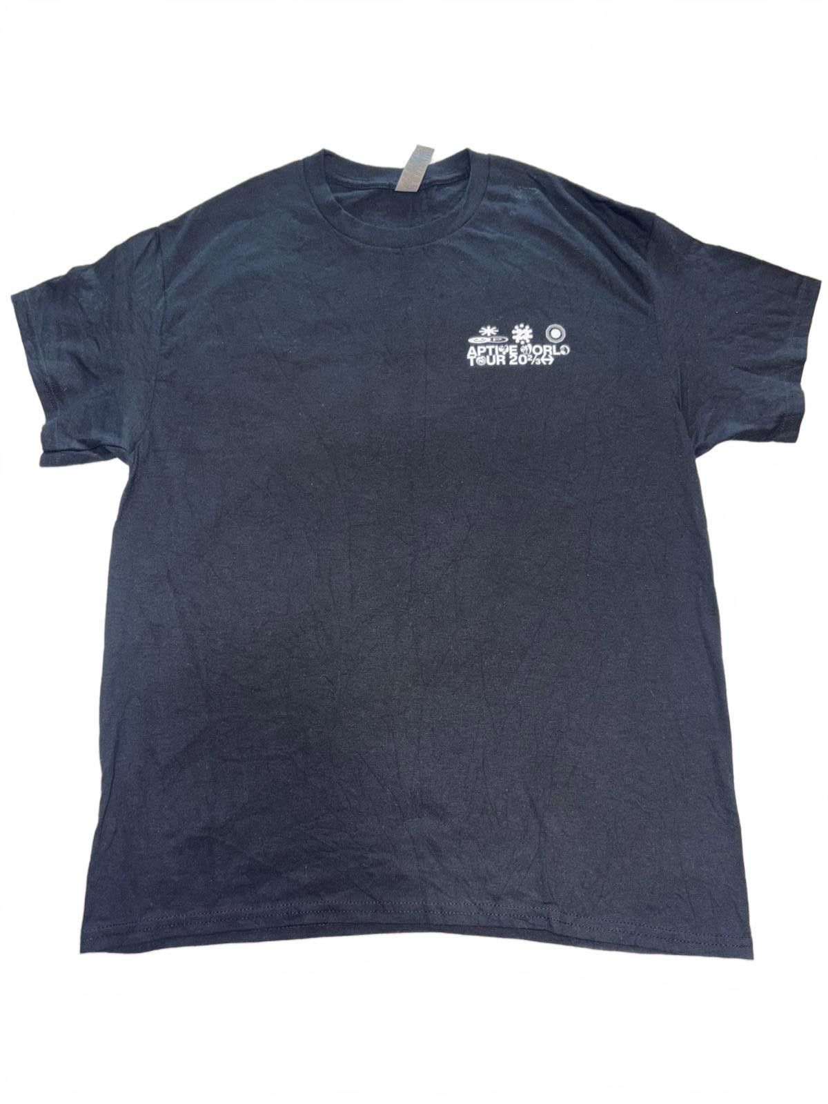 Gildan Retro Gildan Aptive World Tour 2023 T-Shirt - Black Size US L / EU 52-54 / 3 - 1 Thumbnail