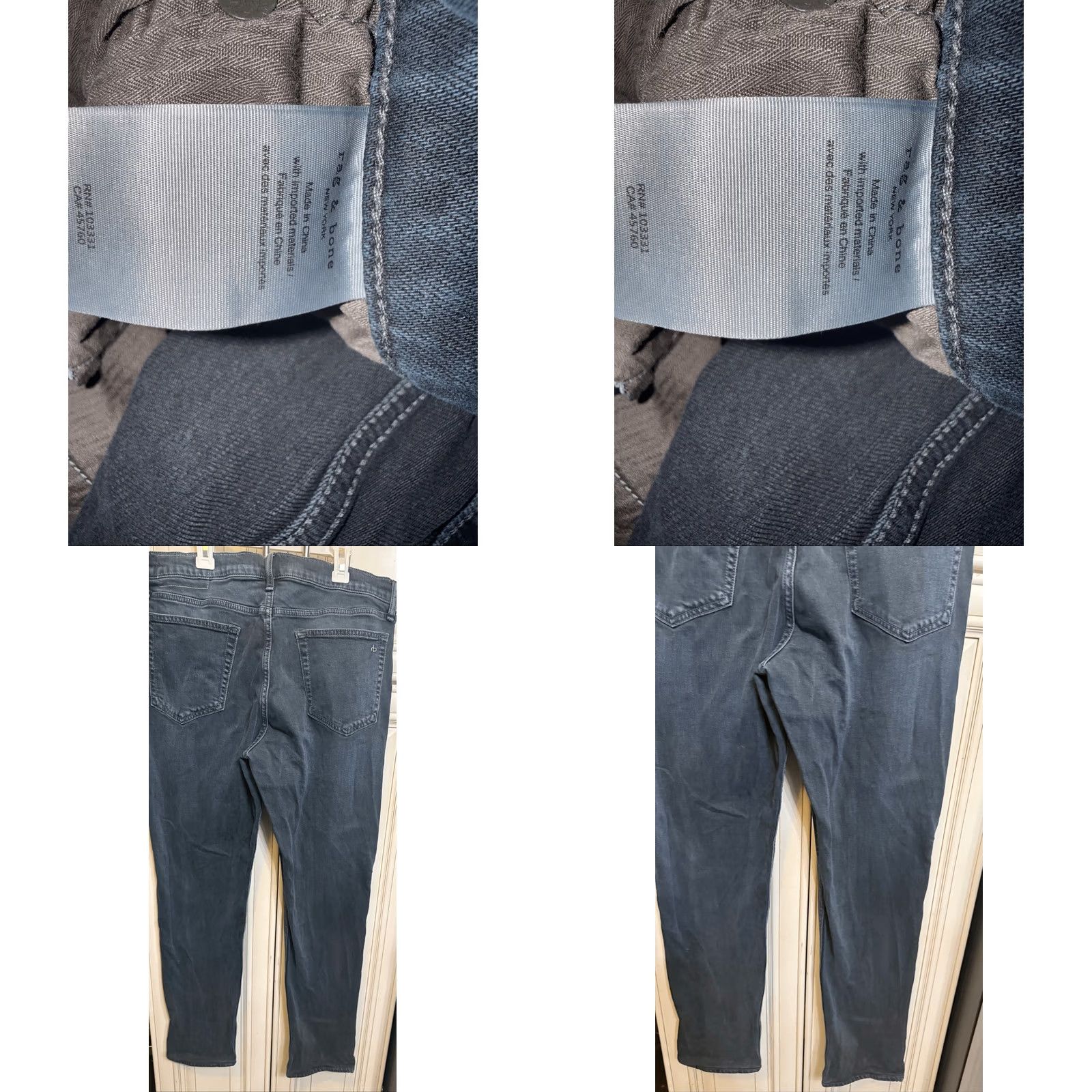 Rag & Bone Rag & Bone Jeans Men Stretch Cotton Blend Slim Straight Denim Blue 34 Size US 34 / EU 50 - 8 Thumbnail