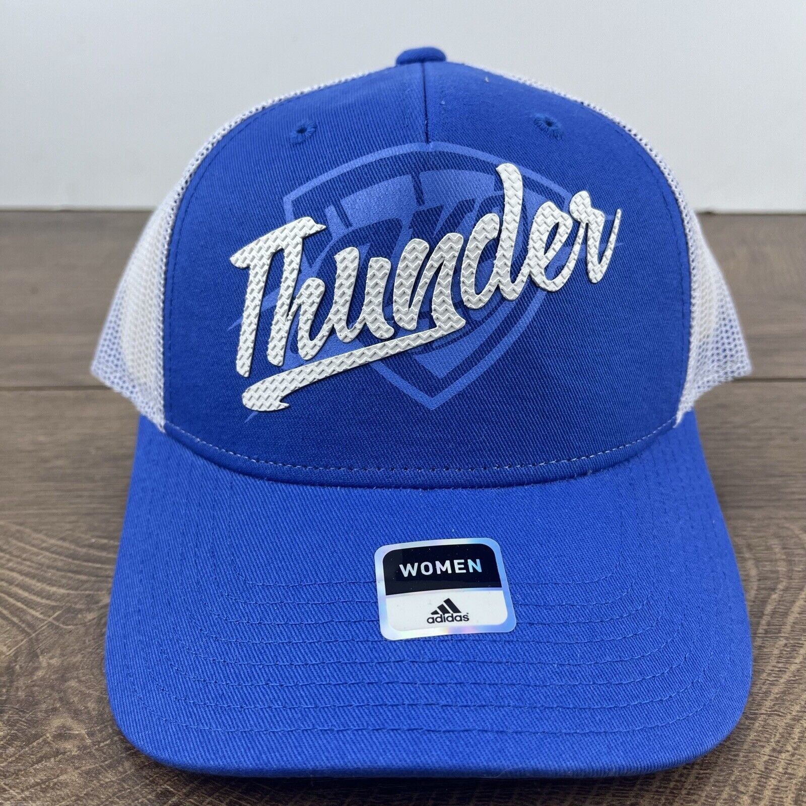 Adidas Oklahoma City Thunder Hat Adidas Womens Blue Cap Adjustable Size ONE SIZE - 4 Thumbnail