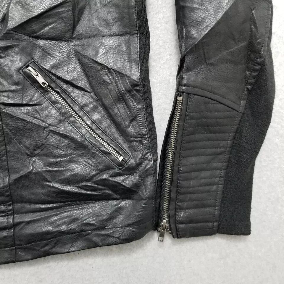 Torrid Torrid Jacket Womens 2 Black Full Zip Pockets Faux Leather Size XS / US 0-2 / IT 36-38 - 13 Thumbnail