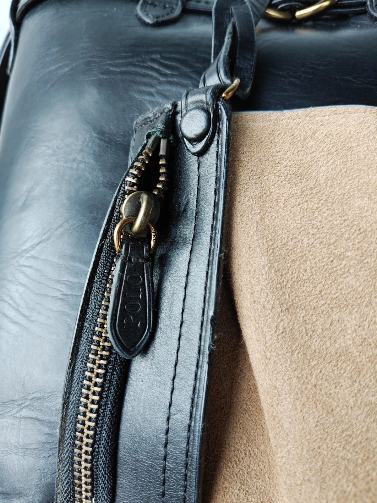 Polo Ralph Lauren Polo Ralph Lauren Bellport Leather Large Bucket Bag FTP 0006 Size ONE SIZE - 10 Thumbnail