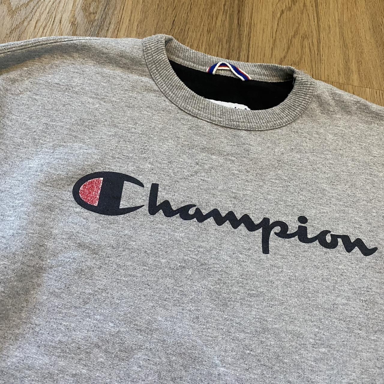 Champion Grey Champion crewneck sweatshirt Streetwear Size US M / EU 48-50 / 2 - 2 Thumbnail