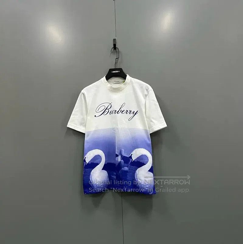 Burberry Burberry Colorful Cotton Women’s Short Sleeve T-Shirt. Size M / US 6-8 / IT 42-44 - 1 Thumbnail