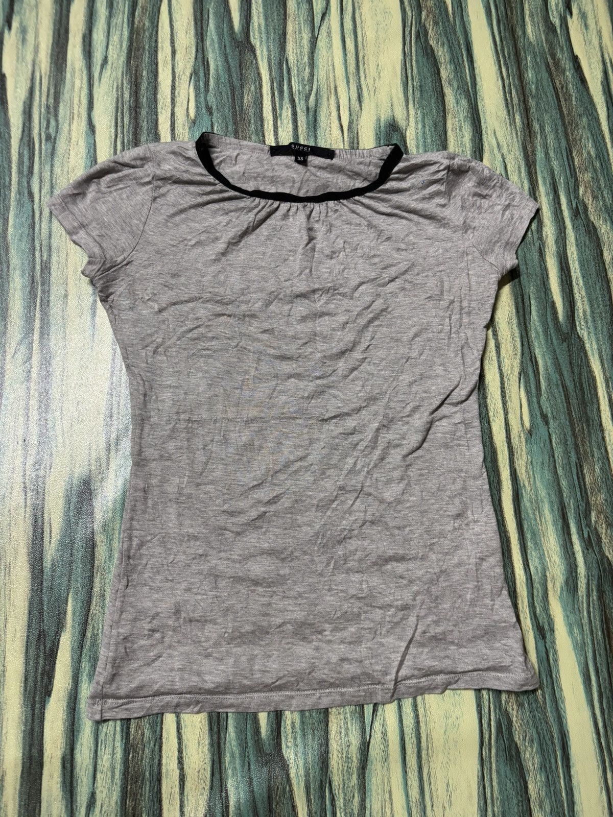 Gucci Gucci Made In Italy Heather Grey Ringer Tee Size XS / US 0-2 / IT 36-38 - 1 Thumbnail