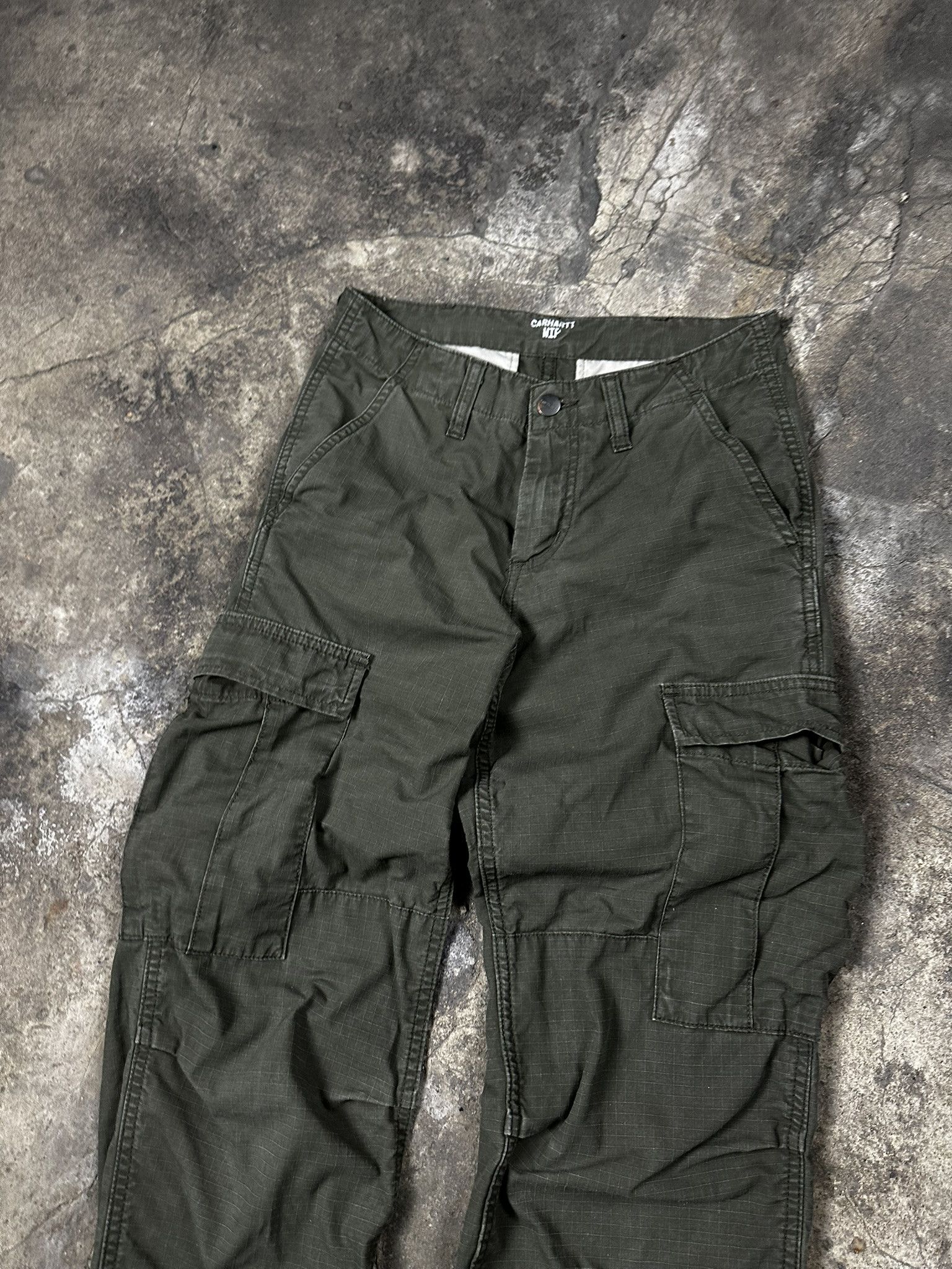 Carhartt Vintage Carhartt Cargo Oversized Workwear Pants Size US 26 / EU 42 - 6 Thumbnail