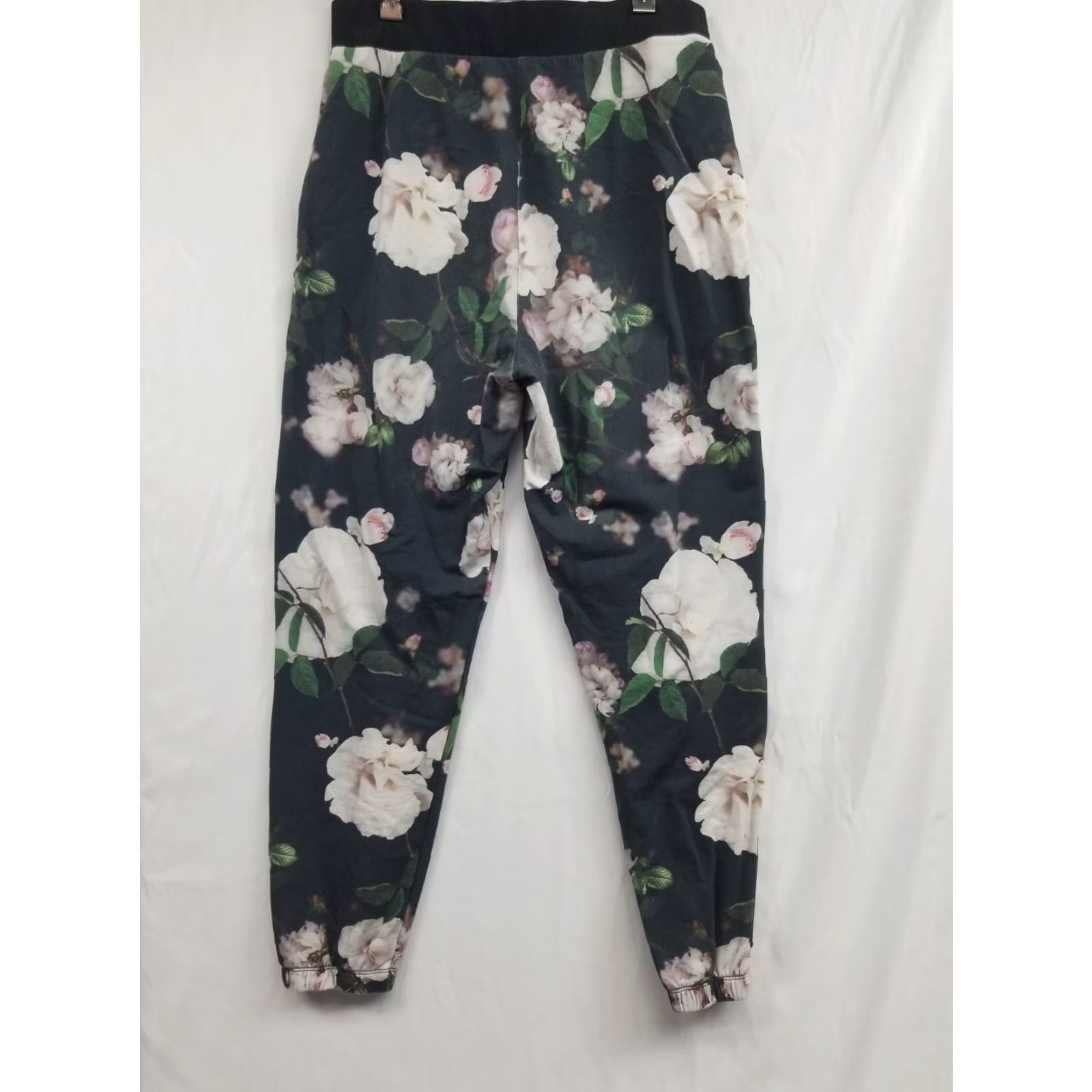Victoria's Secret Victoria Sport Jogger Pants Women Large Multicolor Pockets Floral Waist Band Tapered Inseam 26 in Regular Size 36" / US 14 / IT 50 - 2 Thumbnail