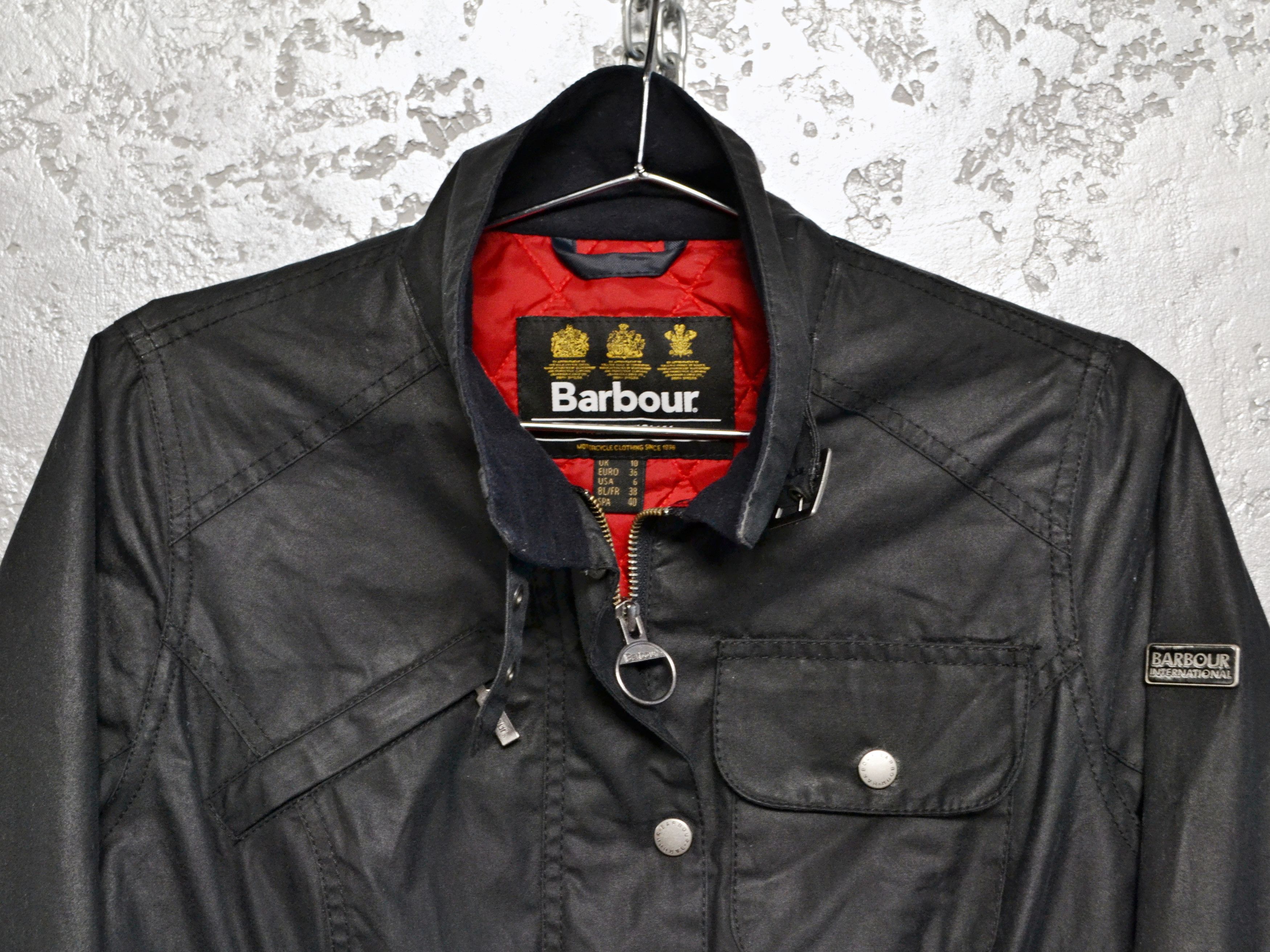 Barbour Barbour International Hilberry Waxed Jacket Women Size S / US 4 / IT 40 - 5 Thumbnail