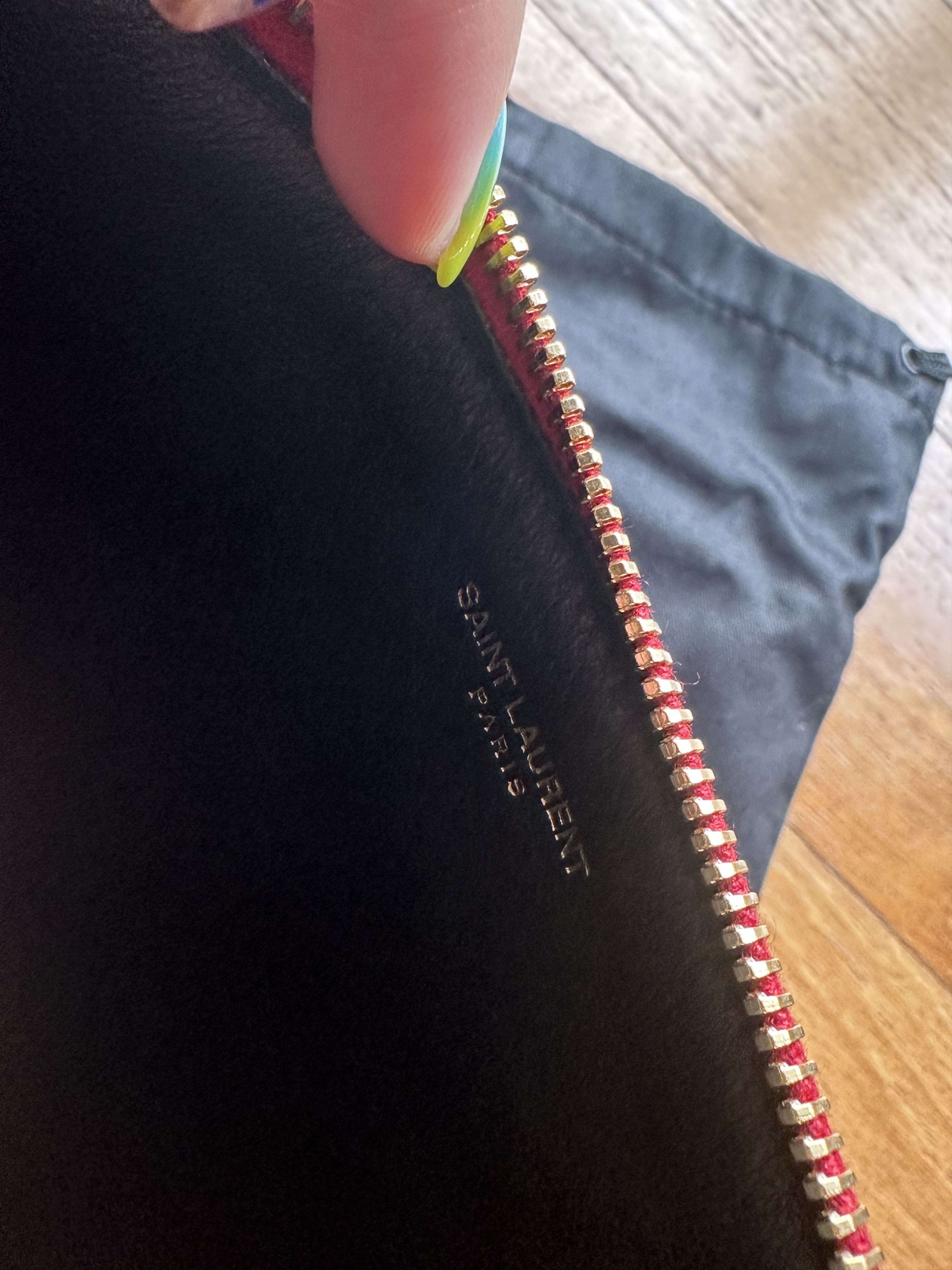 Yves Saint Laurent Yve Saint Laurent red clutch Size ONE SIZE - 3 Thumbnail