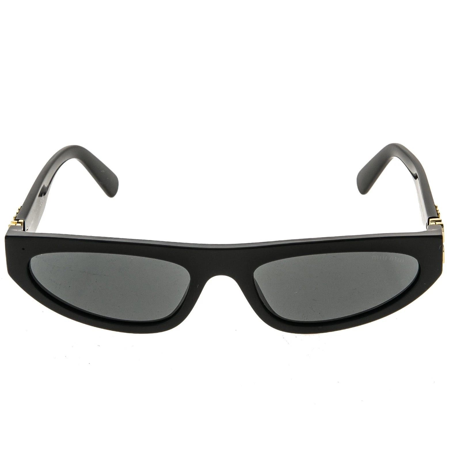 Miu Miu MIU MIU MU07ZS GLIPMSE LOGO 07Z Black Luxury Fashion Size ONE SIZE - 9 Thumbnail