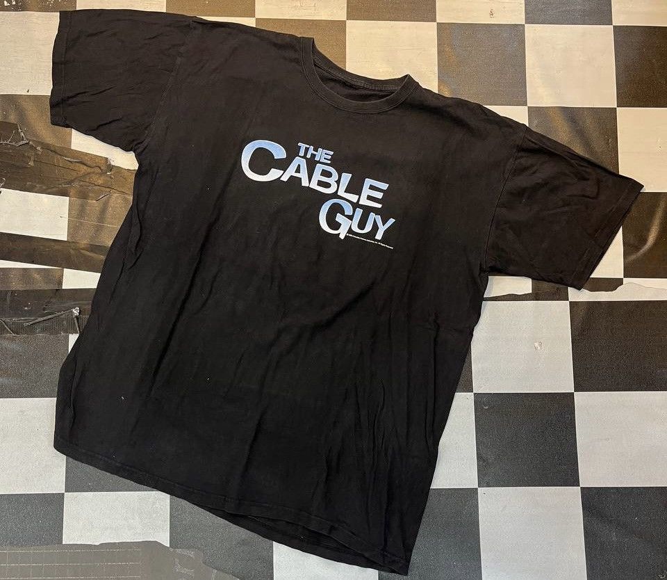 Band Tees VERY RARE VINTAGE CABLE GUY MOVIE JIM CAREY 1996 Size US XL / EU 56 / 4 - 4 Thumbnail