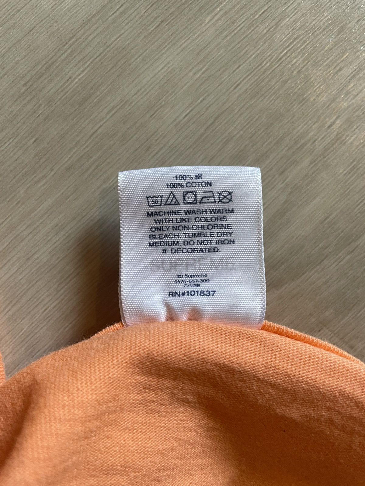 Supreme Supreme 21AW Face Print T Shirt Tops Short Sleeve Peach M Size US M / EU 48-50 / 2 - 5 Thumbnail