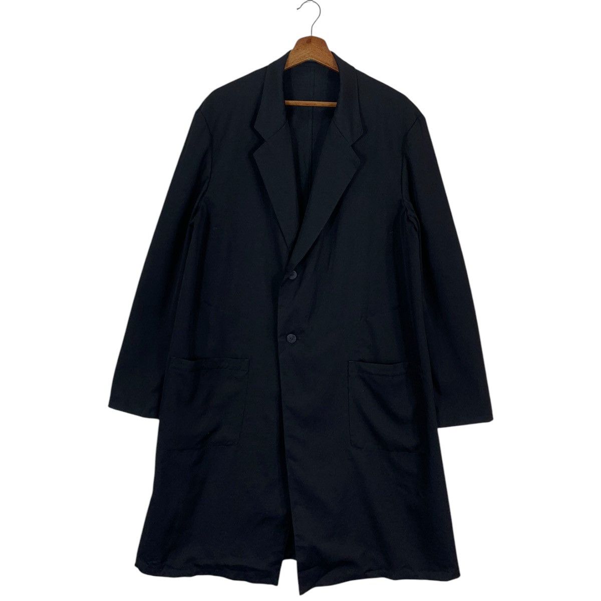 Yohji Yamamoto SS 2023 YOHJI YAMAMOTO POUR HOMME OVERCOAT JACKET Size US M / EU 48-50 / 2 - 9 Thumbnail