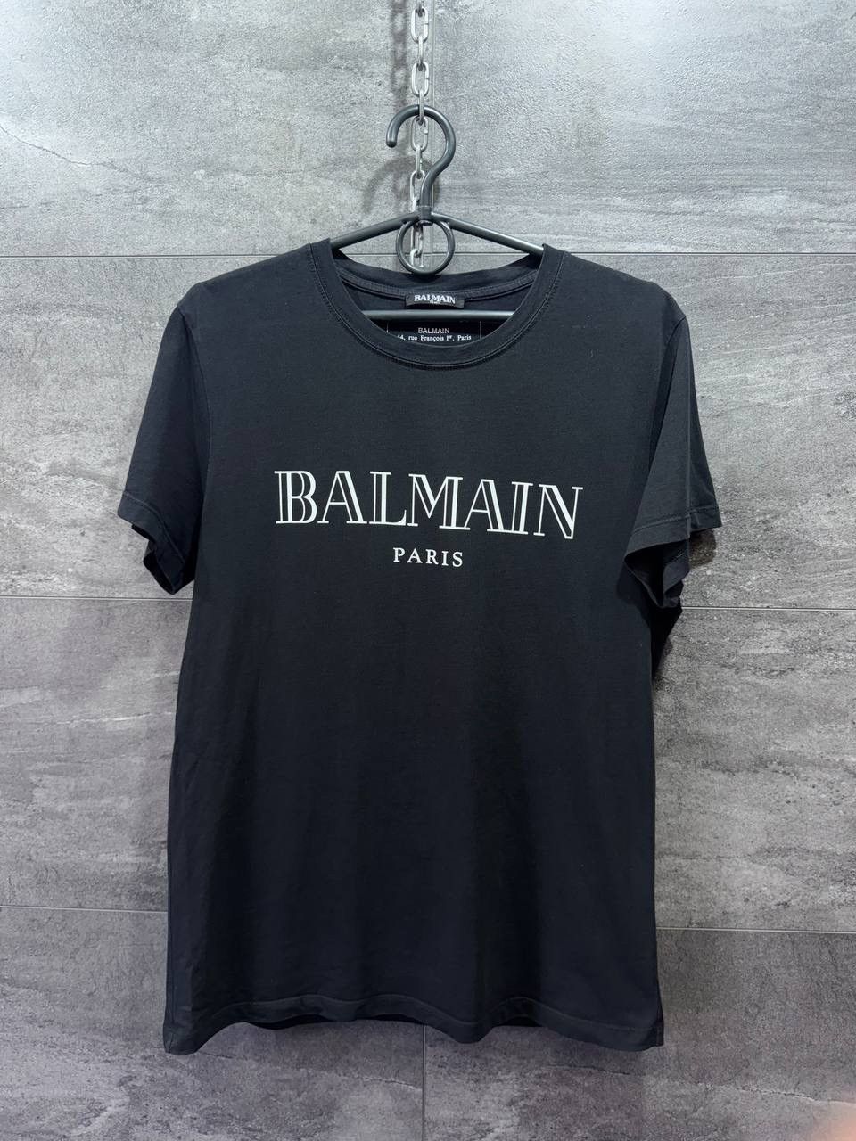 Balmain BALMAIN Paris Logo T-Shirt Cotton Shirt Paris Logo Size US M / EU 48-50 / 2 - 1 Thumbnail