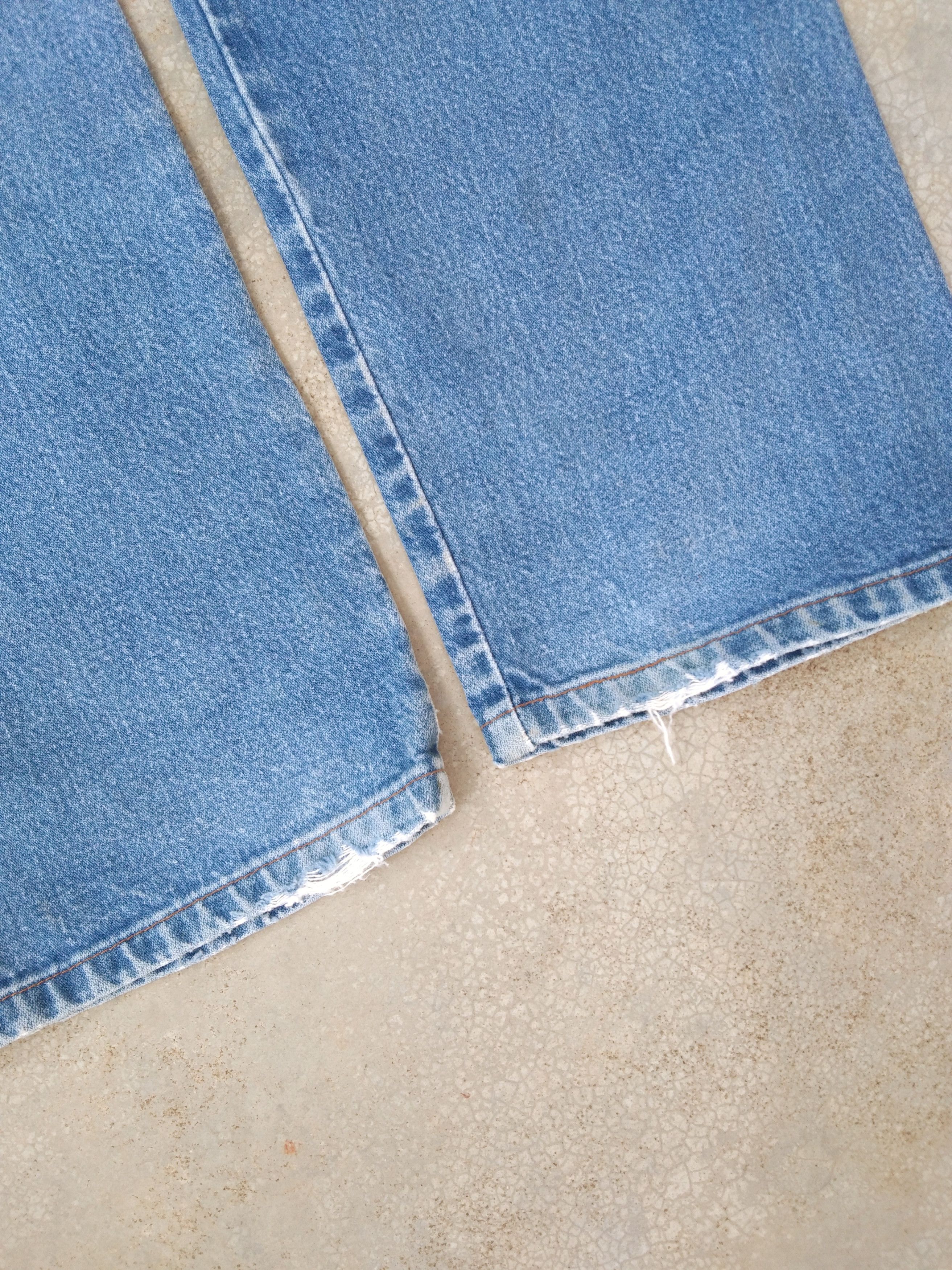 Wrangler Vintage Wrangler Faded Blue Jeans 34x32 Size US 34 / EU 50 - 5 Thumbnail