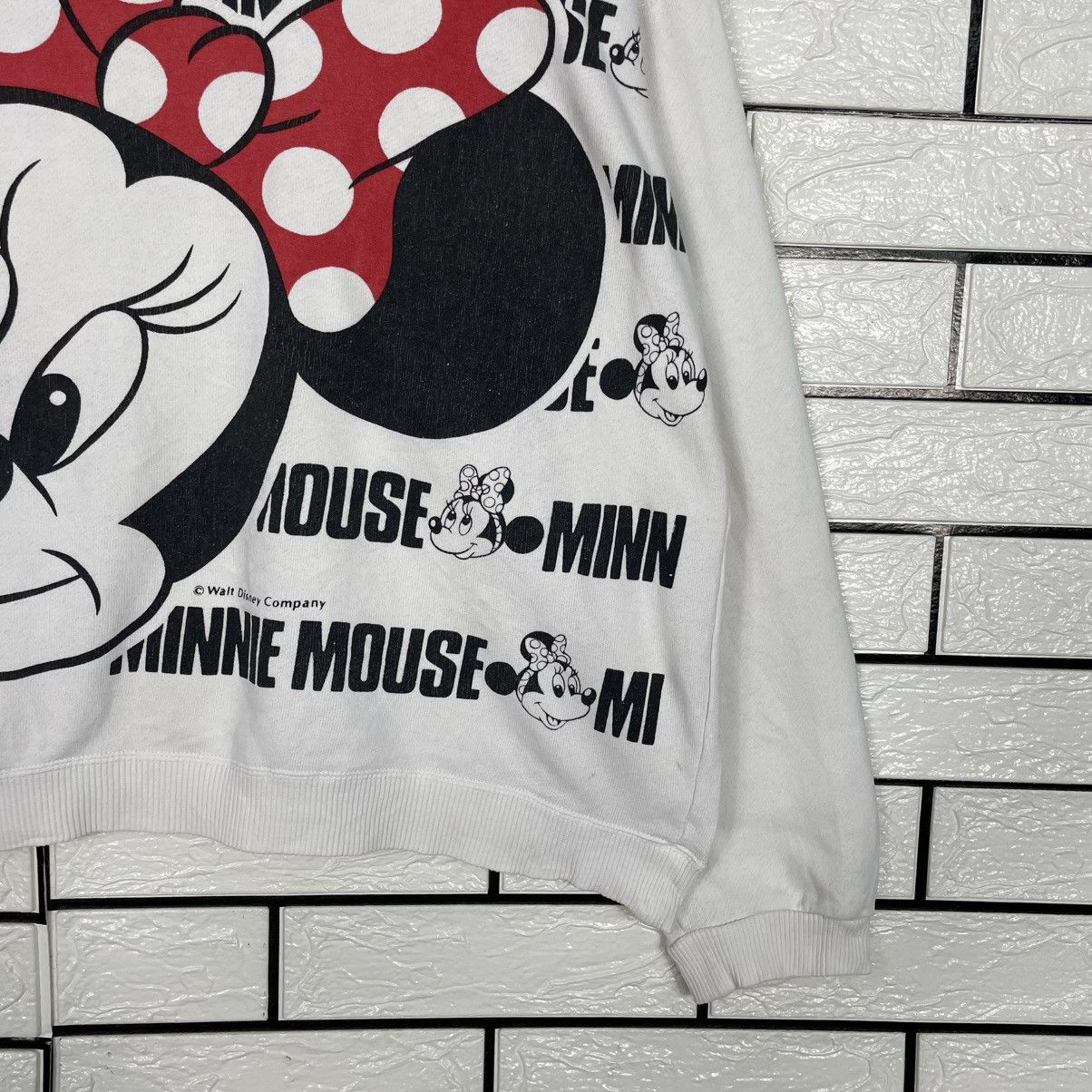 Disney Vintage Walt Disney Minnie Mouse Sweatshirt Size M / US 6-8 / IT 42-44 - 4 Thumbnail