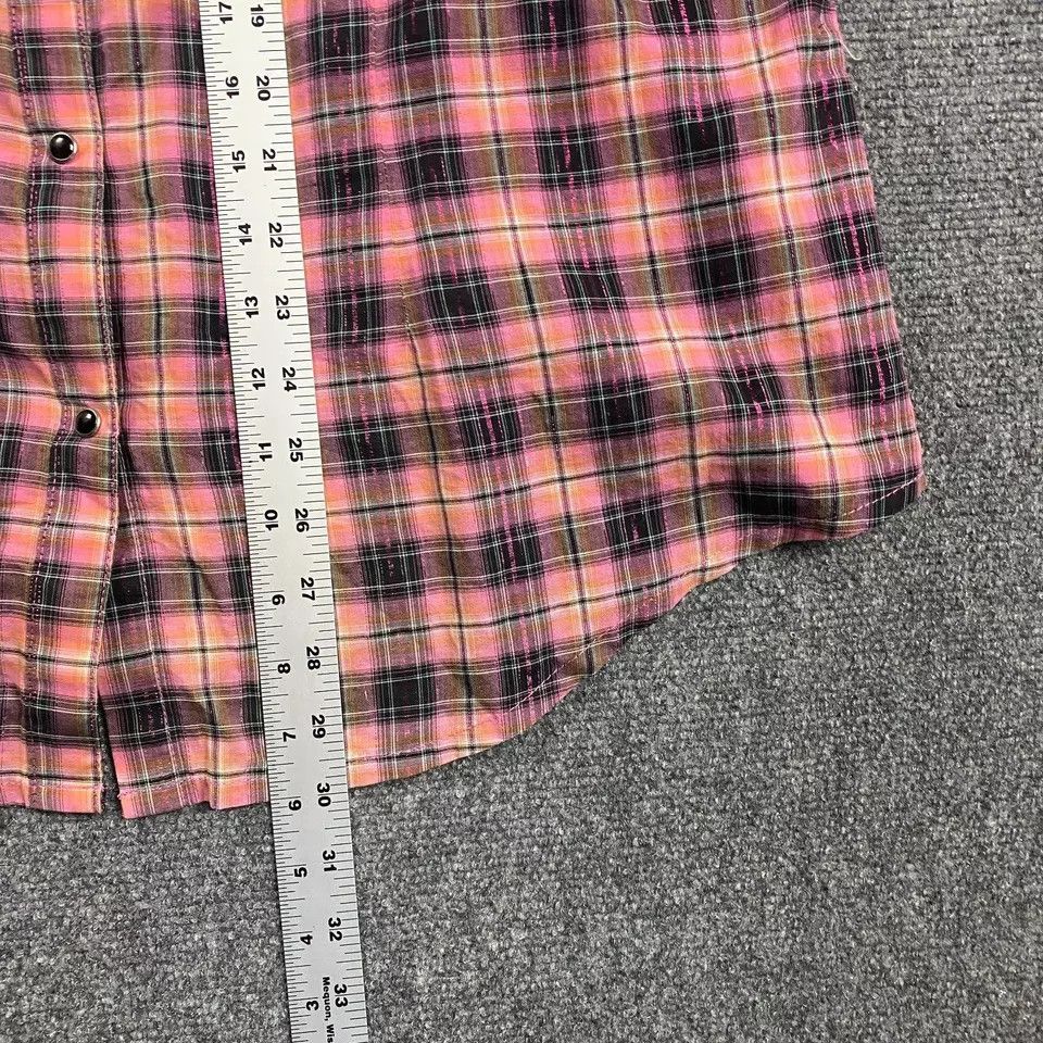 Wrangler Wrangler Shirt Womens XL Plaid Pearl Snap Western Cowgirl Size XL / US 12-14 / IT 48-50 - 5 Thumbnail