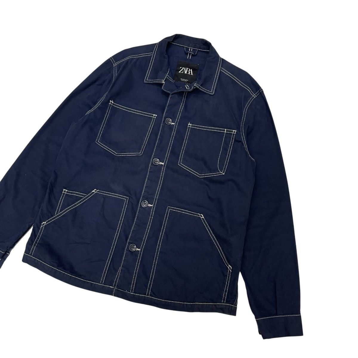 Zara Zara Man Utility Button Jacket Size US M / EU 48-50 / 2 - 5 Thumbnail