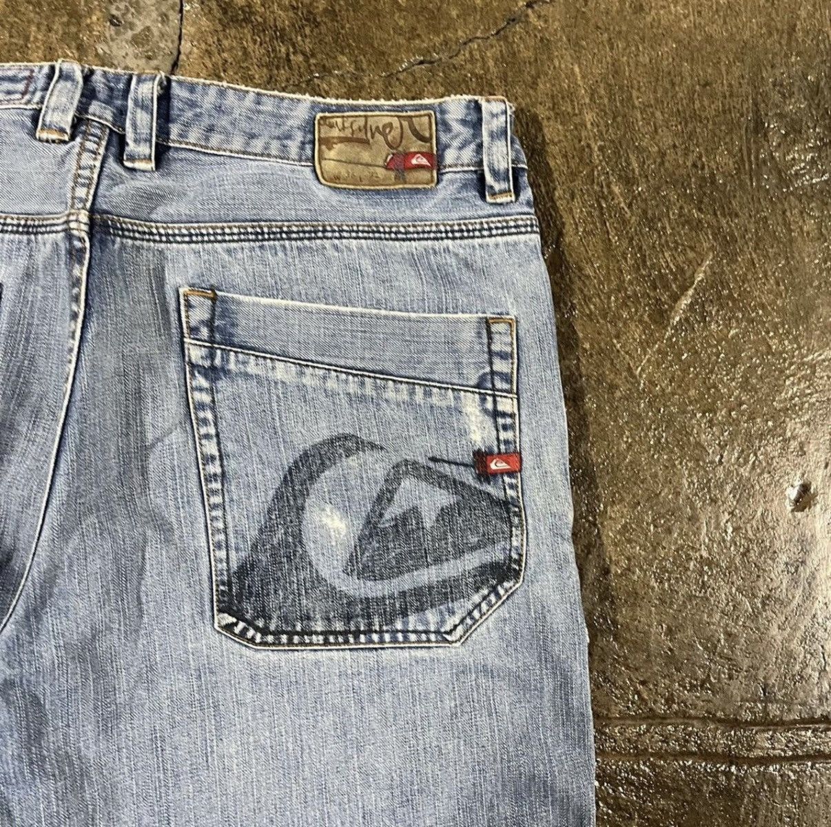 Quiksilver Vintage Y2K extra baggy Quiksilver Quikjean denim Size US 36 / EU 52 - 5 Thumbnail