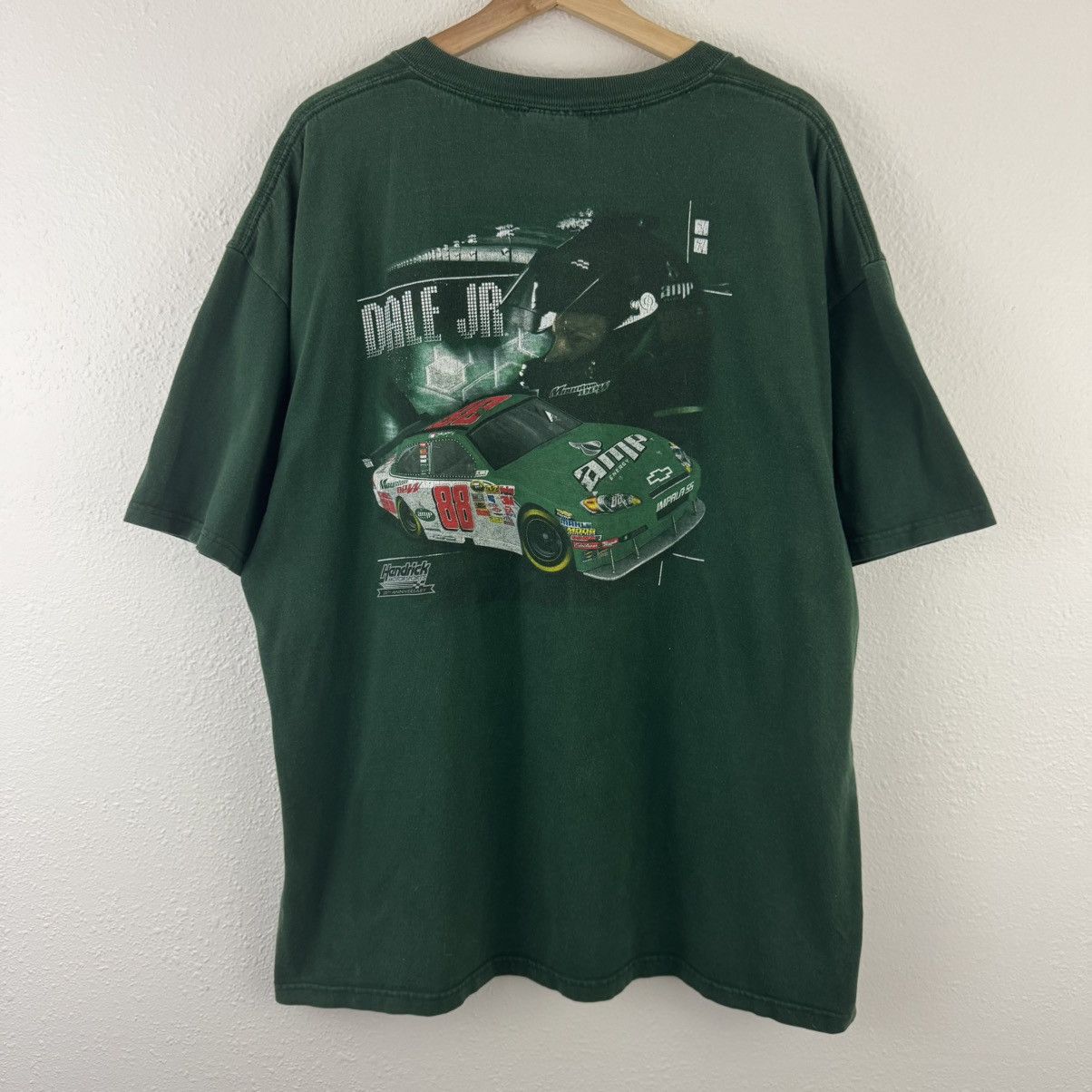 Other Dale Earnhardt Jr 88 Vintage Green NASCAR Racing Graphic Tee Size US XXL / EU 58 / 5 - 8 Thumbnail