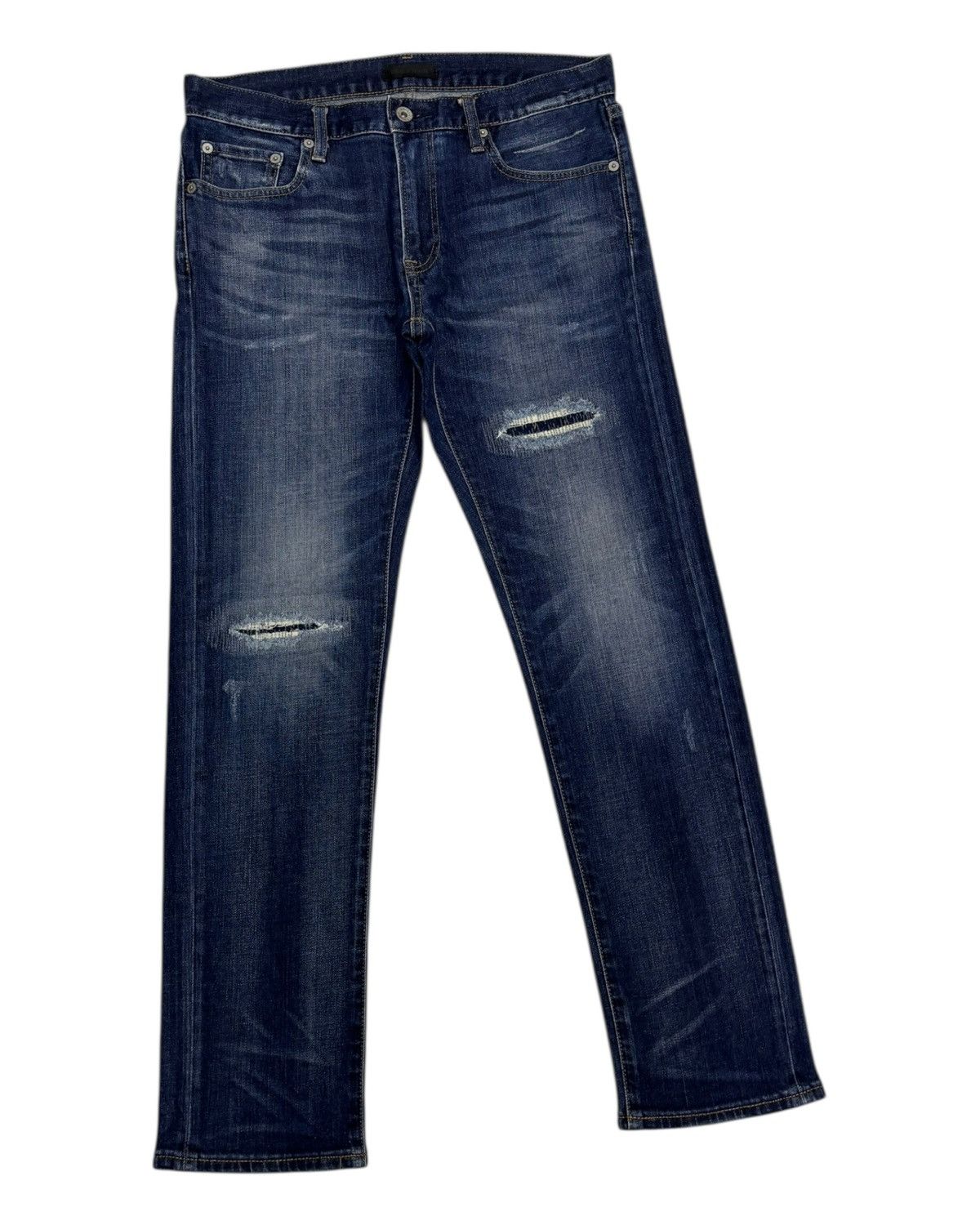 Jean × Undercover × Uniqlo Vintage Distressed Jeans Uniqlo Undercover Style Design Jean Size US 32 / EU 48 - 3 Thumbnail