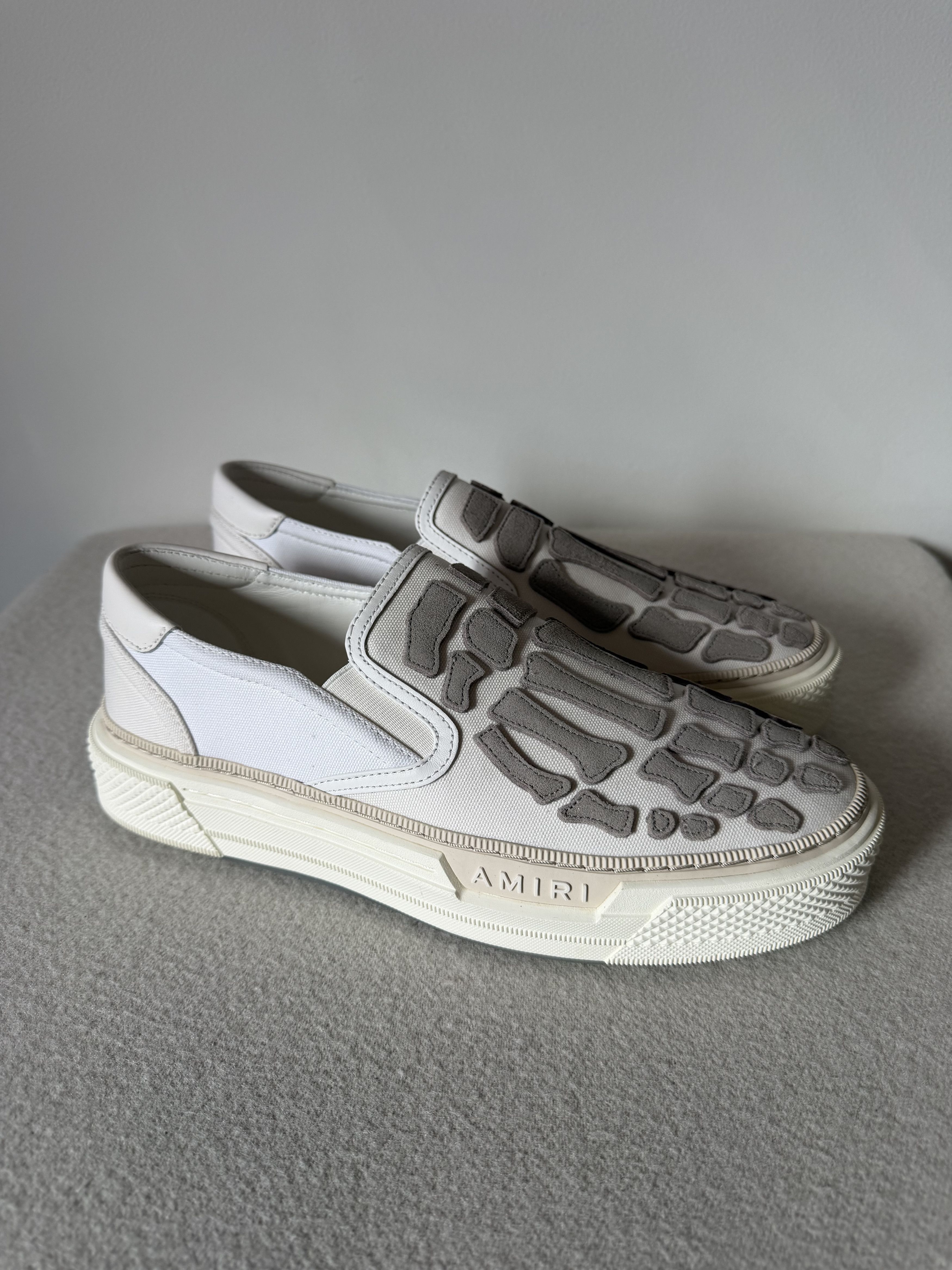 Amiri Amiri Skel Top Slip On in White Size US 9 / EU 42 - 1 Thumbnail