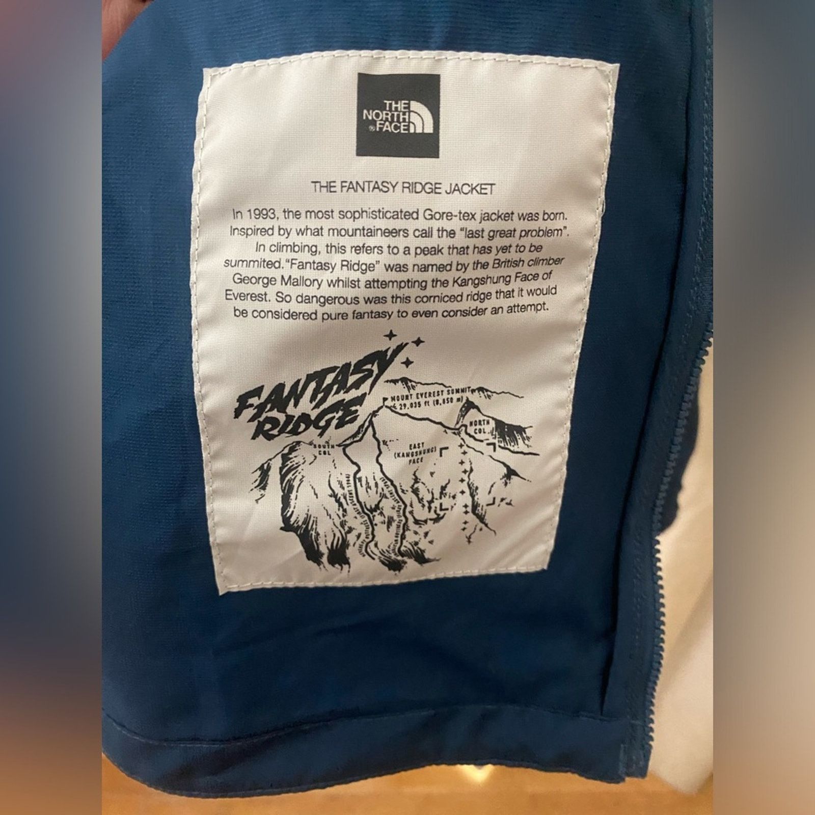 The North Face The North Face Fantasy Ridge LHT jacket Blue Wind Teal Size US XL / EU 56 / 4 - 7 Thumbnail