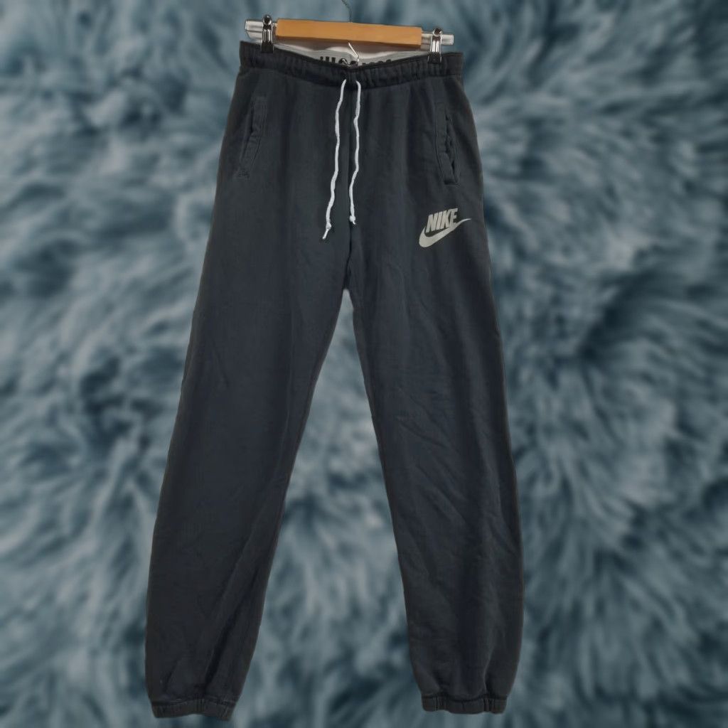 Nike Nike Sweatpants Mens Small Faded Black Club Fleece Tapered Joggers Swoosh Size US 29 - 1 Thumbnail
