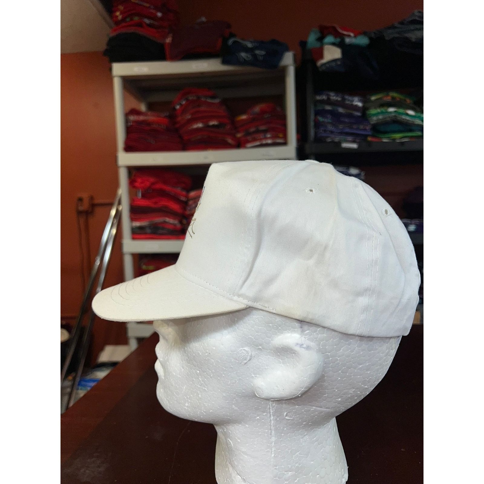 Vintage Vintage Reba McEntire Hat White Rainbow Musical Note 90s Size ONE SIZE - 4 Thumbnail