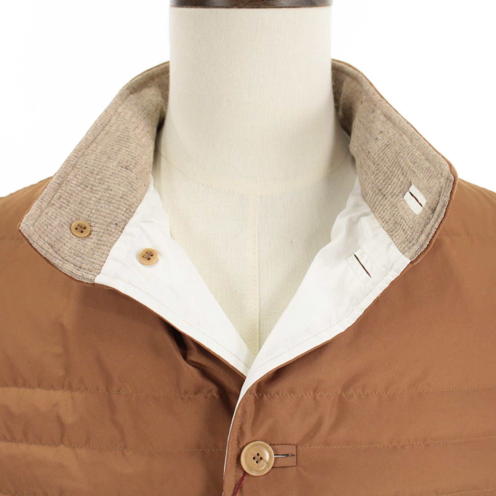 Luciano Barbera Luciano Barbera Vest Size L US In Brown Polyester Size US L / EU 52-54 / 3 - 2 Thumbnail