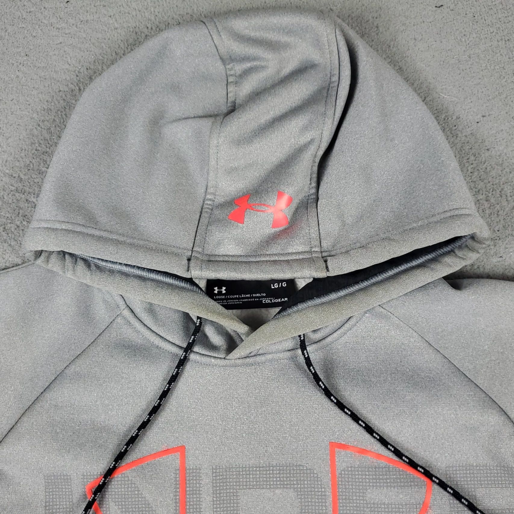 Under Armour VINTAGE Under Armour Hoodie Pullover Mens Large Gray Casual Sports Outdoor 90s Men Size US L / EU 52-54 / 3 - 3 Thumbnail