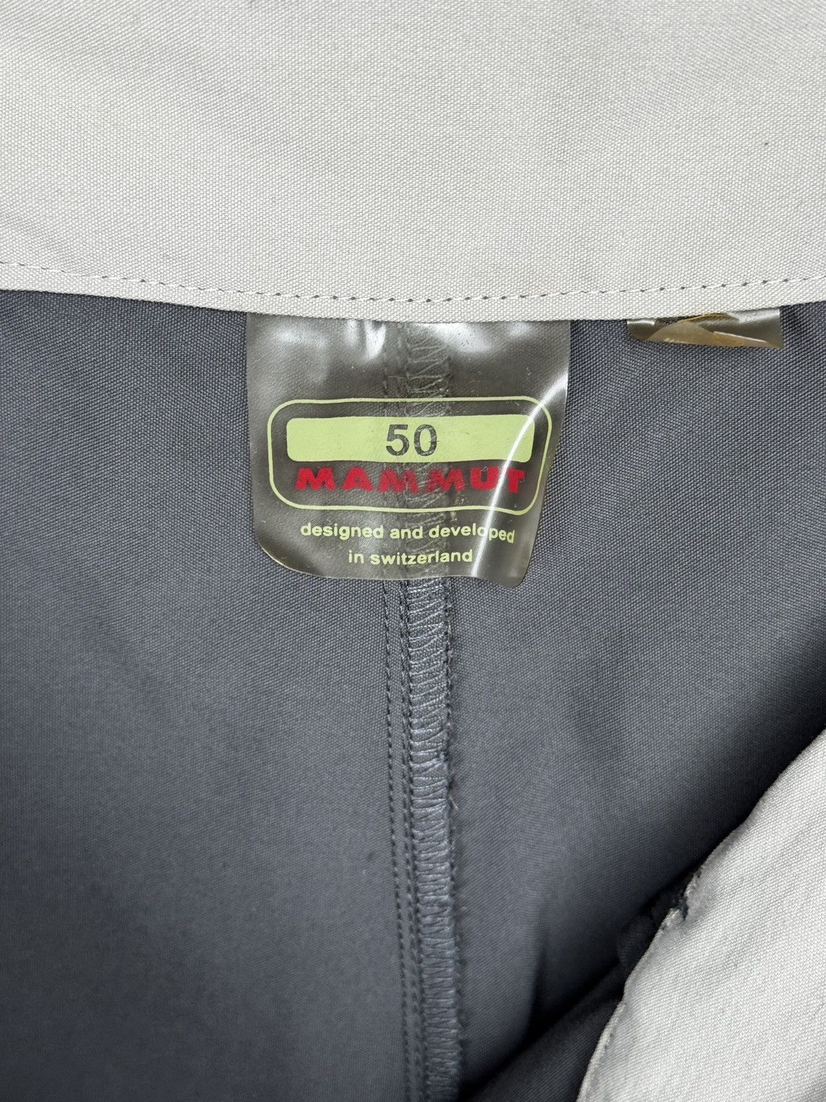 Mammut Mammut mens big logo grey relaxed hiking trekking shorts 50 Size US 34 / EU 50 - 9 Thumbnail