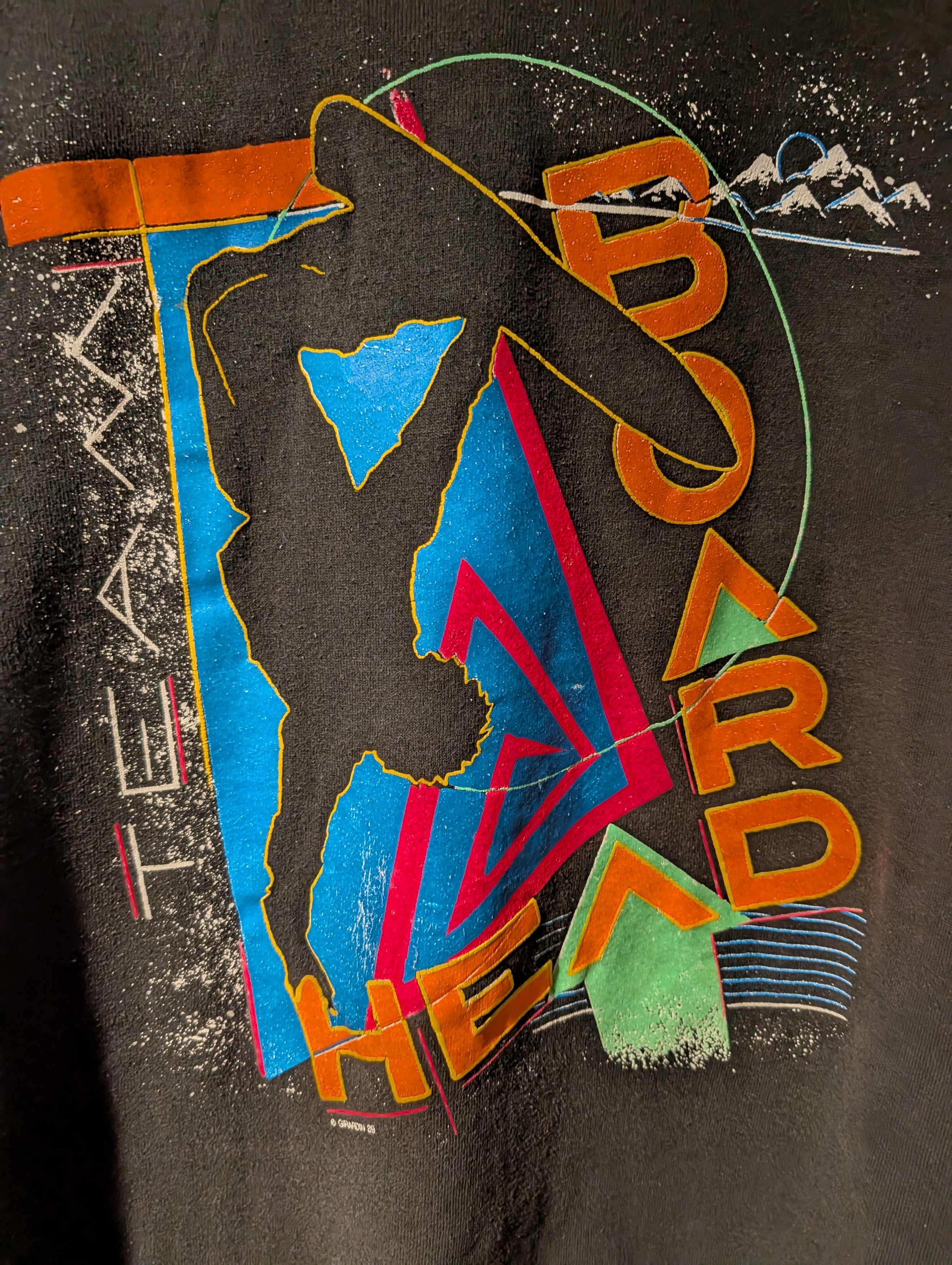 Fruit Of The Loom Vintage 1989 Team Board Head Snowboard Sweatshirt Fruit Size US XL / EU 56 / 4 - 2 Thumbnail