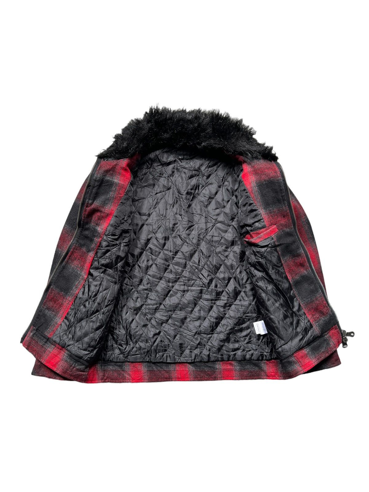 In The Attic In The Attic Tartan Fur Punk Jacket Size US M / EU 48-50 / 2 - 11 Thumbnail