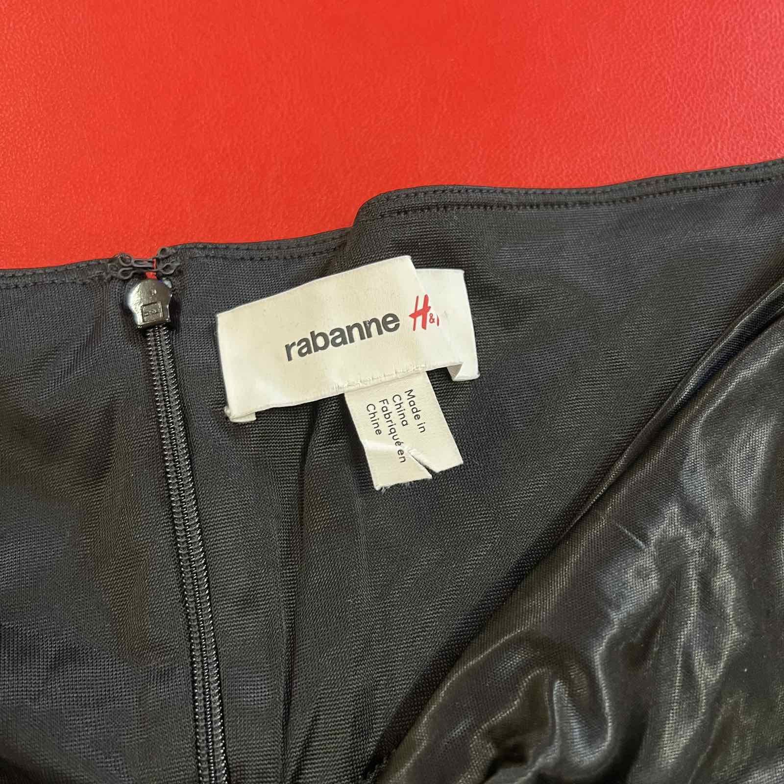 Designer × H&M × Paco Rabanne Rabanne H&M Buckle-Detail Black skirt Size M Size 30" / US 8 / IT 44 - 6 Thumbnail