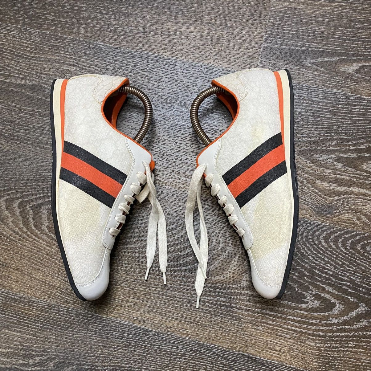 Gucci GUCCI Sneakers Leather GG Monogram Canvas Guccisima Size US 7.5 / IT 37.5 - 3 Thumbnail