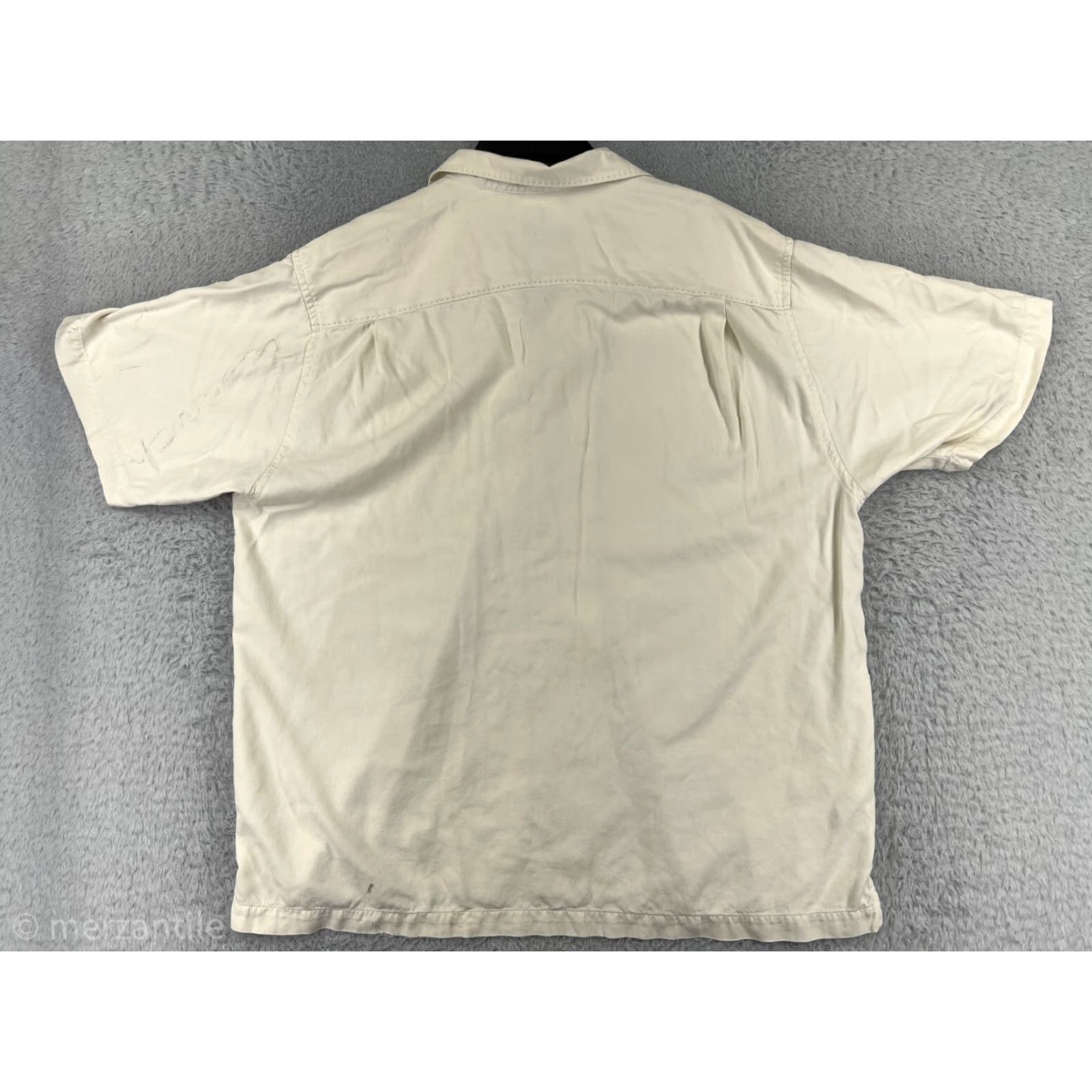 Tommy Bahama VINTAGE Tommy Bahama Shirt Mens XL Yellow Solid Button-Up 100% Silk Aloha Beach Vacation Resort Mens XL Yellow Silk Shirt Size US XL / EU 56 / 4 - 2 Thumbnail