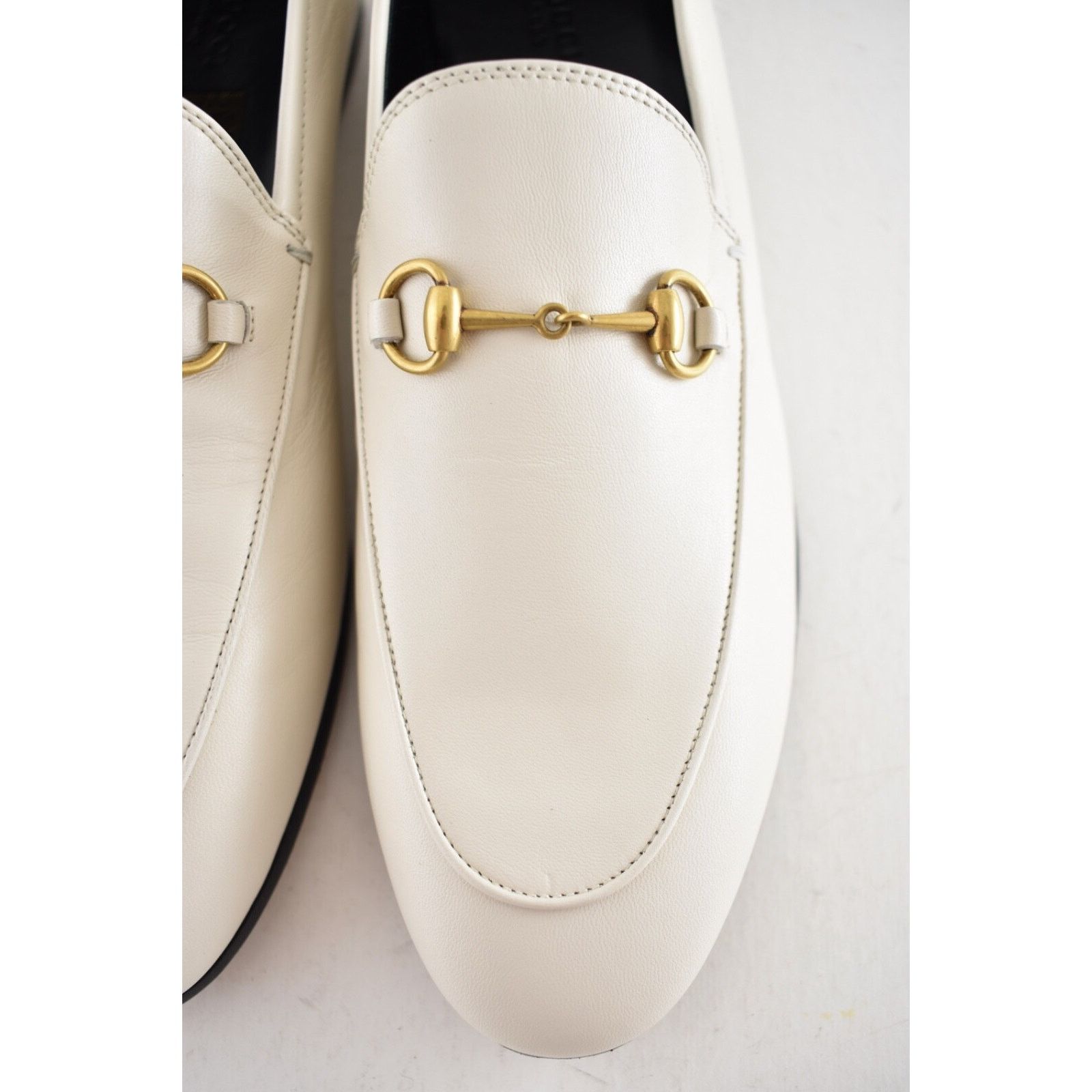 Gucci Gucci Brixton Collapsible Mystic White Leather Horsebit Size US 12 / IT 42 - 10 Thumbnail
