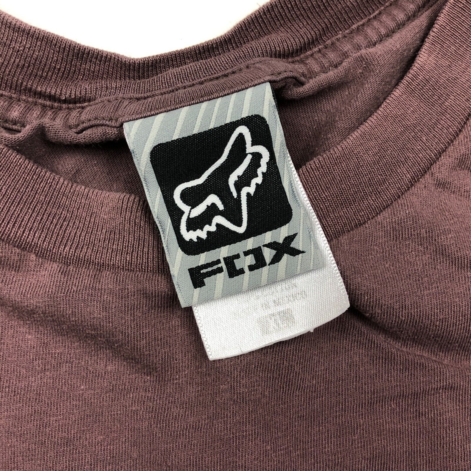 Supreme × Vintage Fox Racing Spellout Brown Maroon Tee T Shirt Size XL B1 Size US XL / EU 56 / 4 - 4 Thumbnail