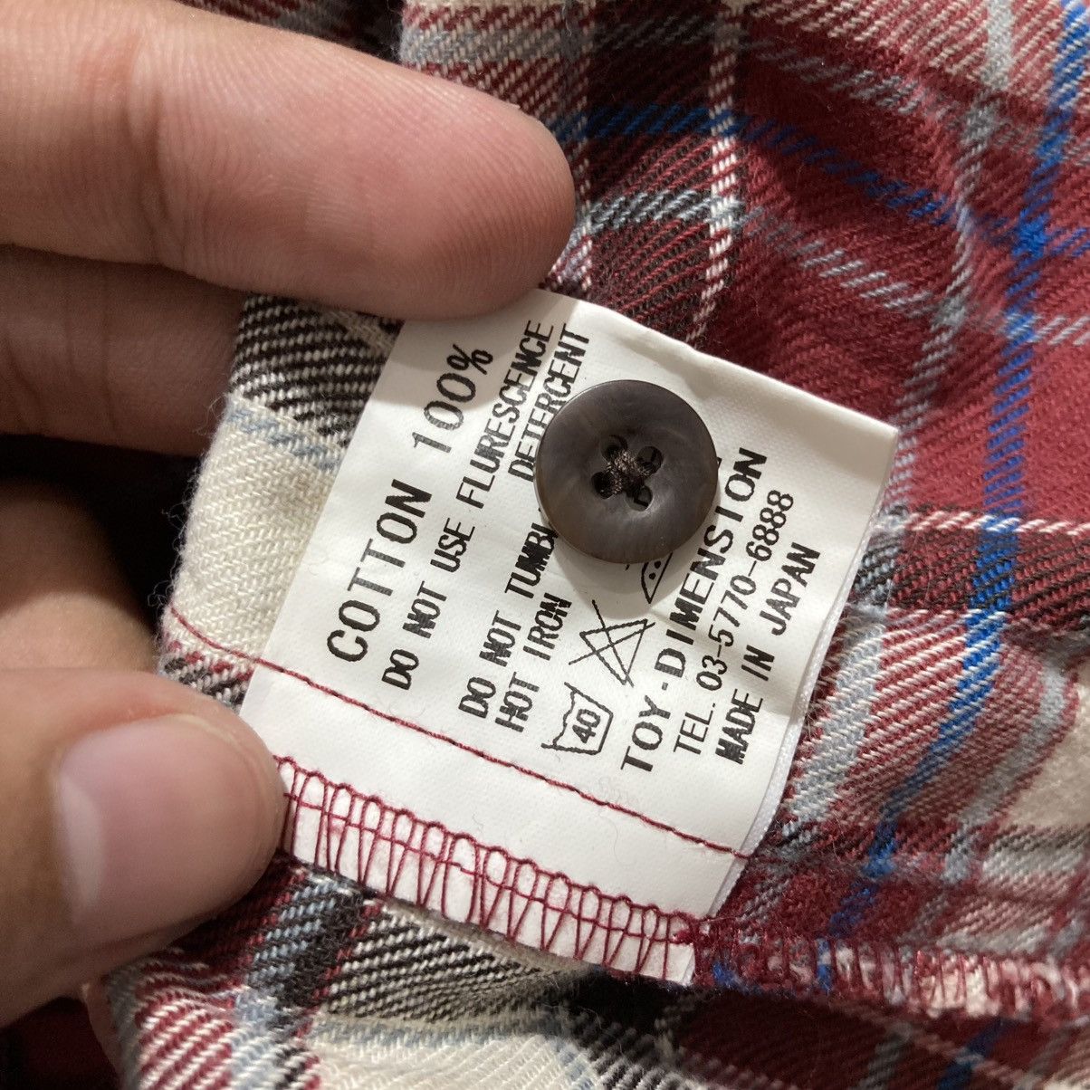GOSTAR DE FUGA 🇯🇵 2000s Gostar De Fuga Flanel Plaid Shirt Button Up Lgb Size US S / EU 44-46 / 1 - 17 Thumbnail