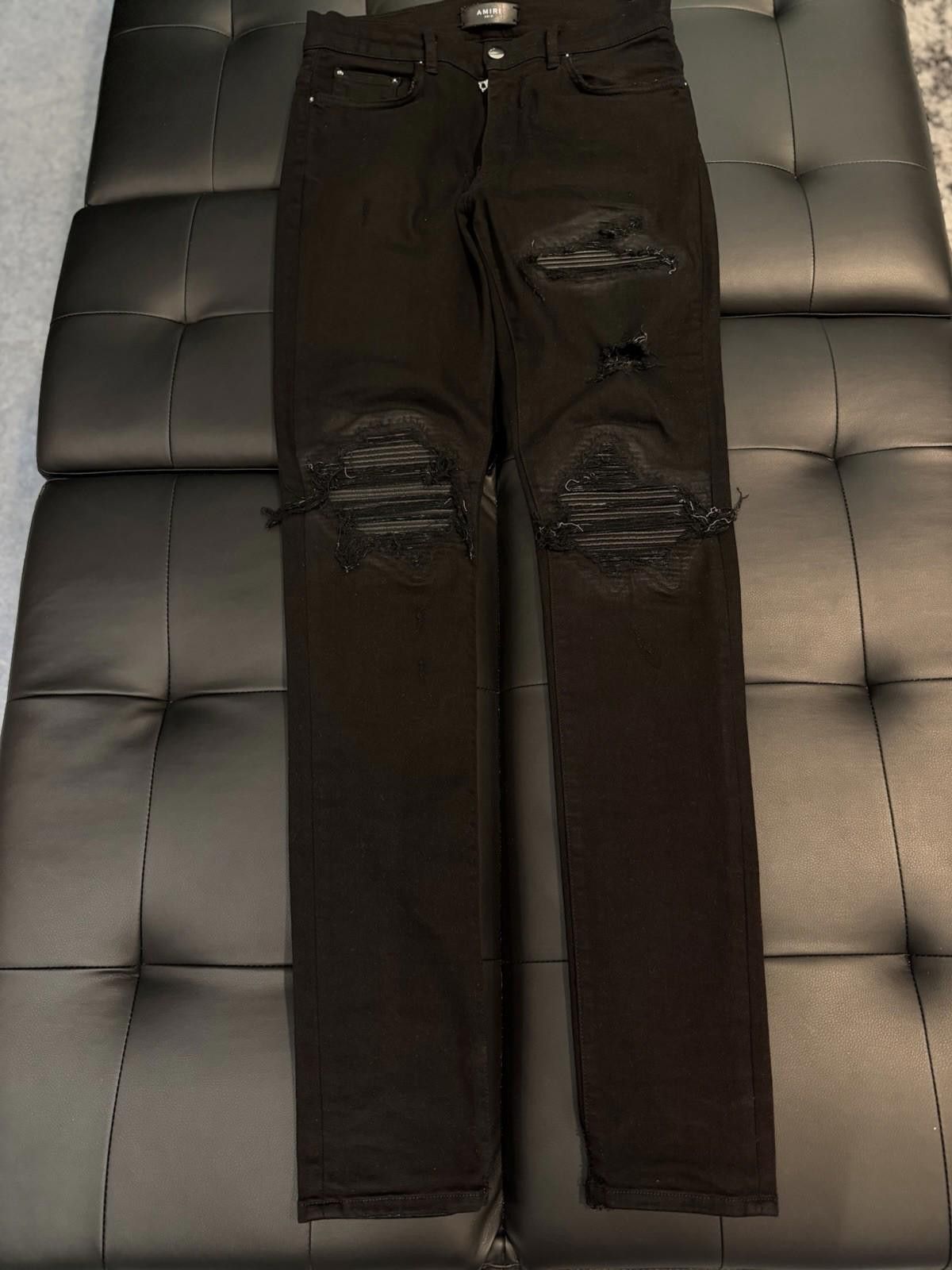 Amiri Size 31 - Amiri Black MX1 Jeans 100% Authentic Size US 31 - 2 Thumbnail