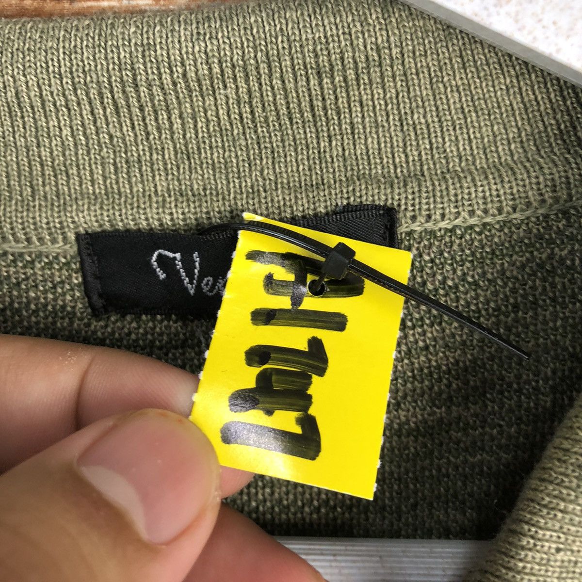 Homespun Knitwear × Japanese Brand Venlicella Green vintage Patterned Cardigans #A1747 Size M / US 6-8 / IT 42-44 - 9 Thumbnail