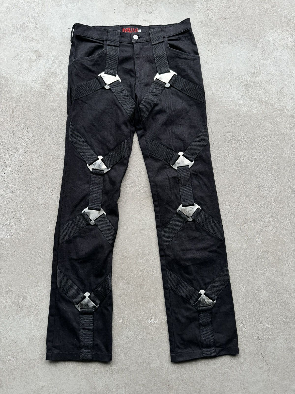 RARE Aderlass Parachute Bondage Pants Cyber Punk