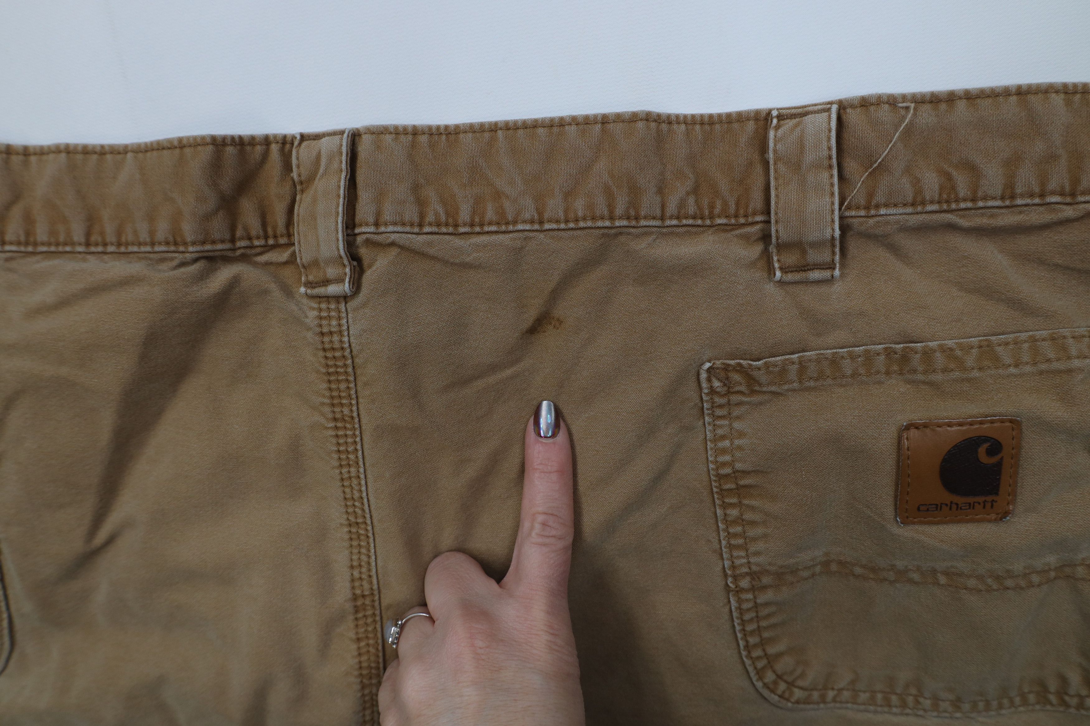 Carhartt Vintage 90s Y2K Carhartt Wide Leg Dungaree Pants Duck Brown Size US 44 / EU 60 - 15 Thumbnail