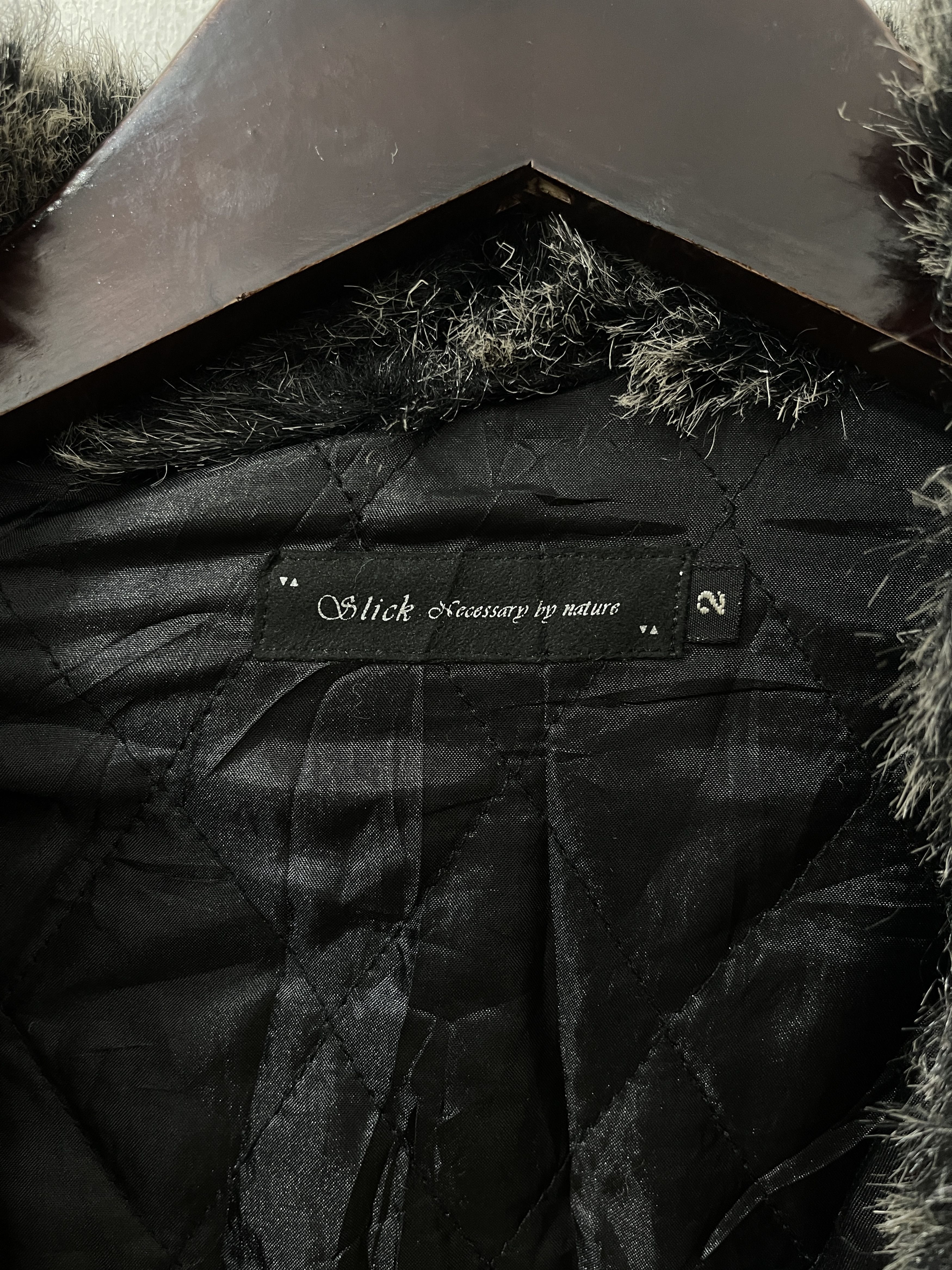 Japanese Brand 2000s Slick Japan Arcive Fur Gothic Vkei Style Jacket Size US L / EU 52-54 / 3 - 2 Thumbnail