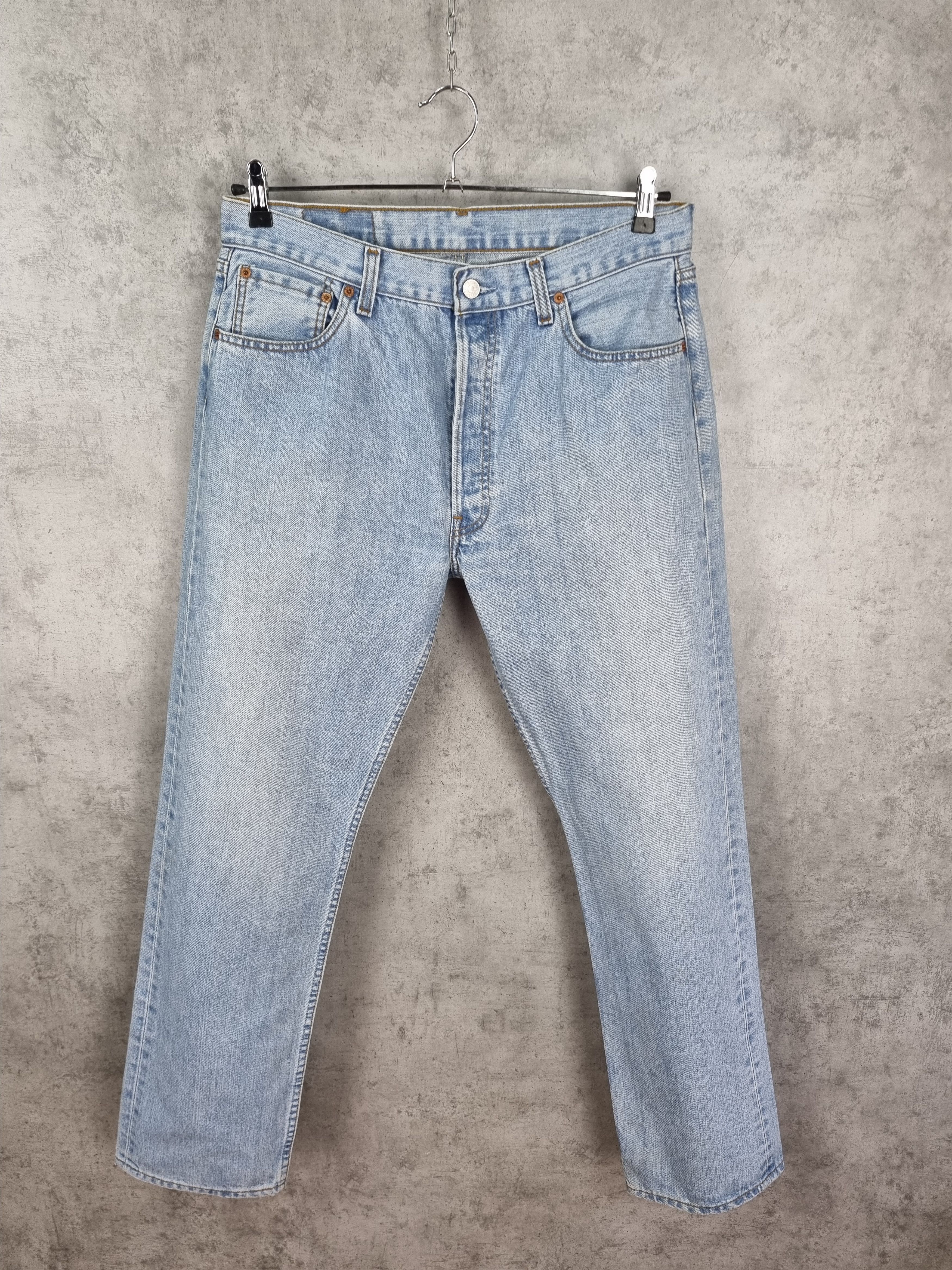 Levi's × Levi's Vintage Clothing × Vintage Levis 501 Magic Blue Vintage Denim Jeans Size US 36 / EU 52 - 3 Thumbnail