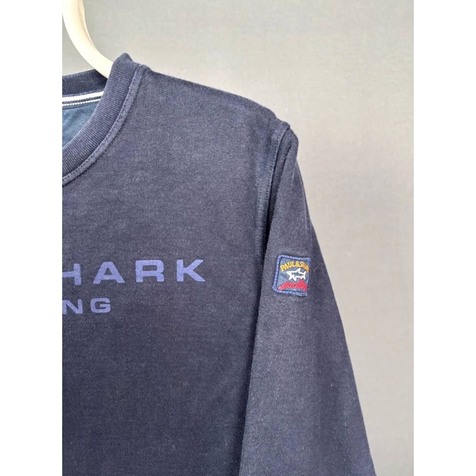 Paul & Shark Paul & Shark Mens Sweatshirt L Blue Cotton Long Sleeve Crew Neck Pullover Size US L / EU 52-54 / 3 - 5 Thumbnail