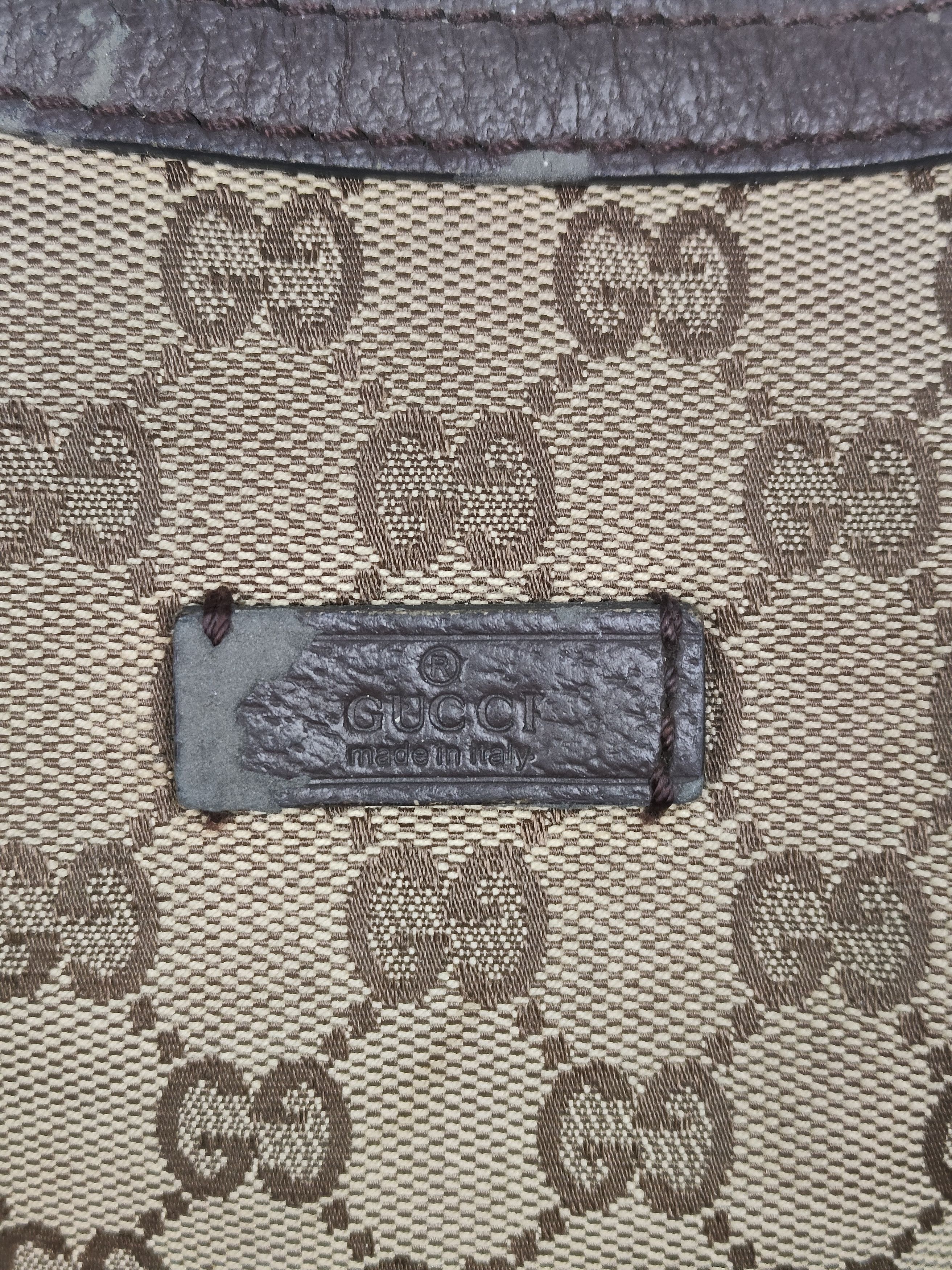 Gucci Gucci Monogram Distressed Canvas Shoulder Bag Size ONE SIZE - 3 Thumbnail