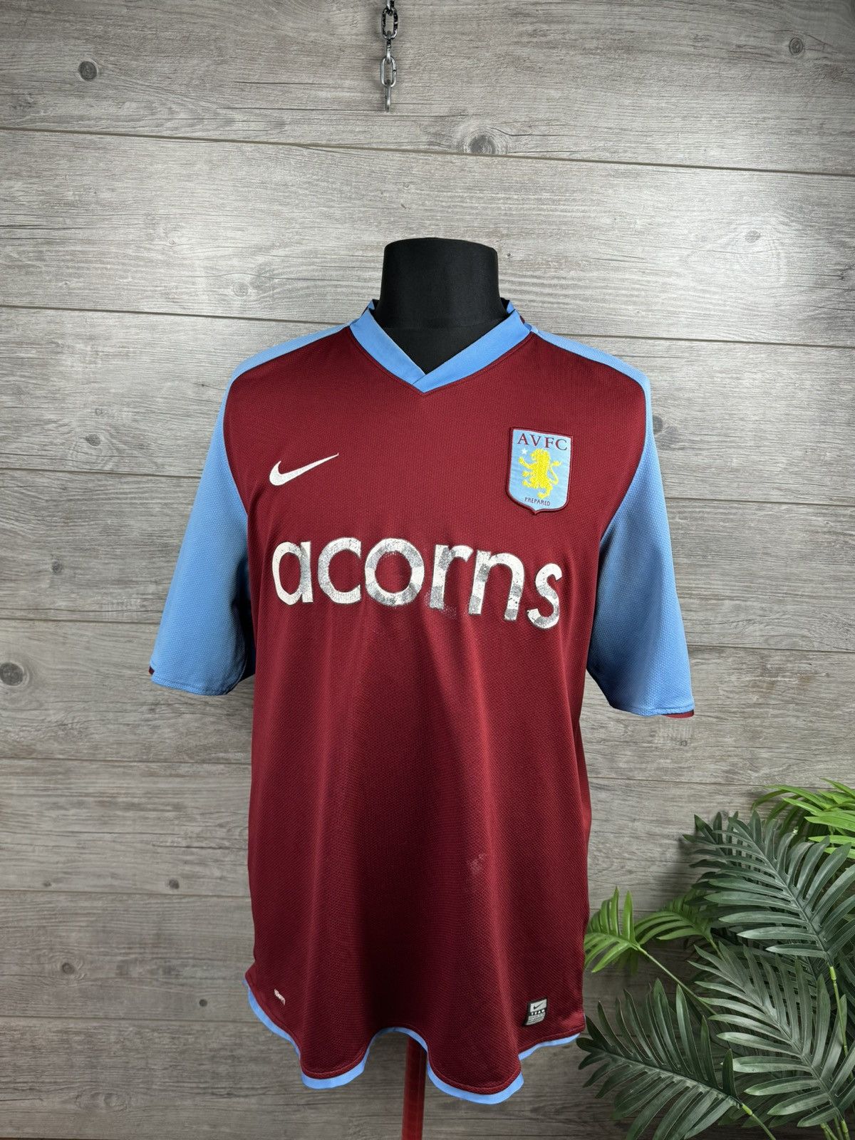 Other ASTON VILLA 2008/2009 HOME FOOTBALL SHIRT NIKE SOCCER JERSEY Size US XXL / EU 58 / 5 - 1 Thumbnail