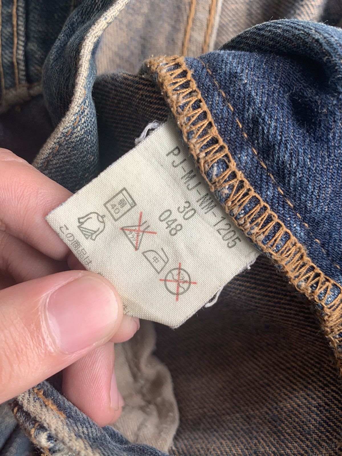 Jean × Polo Ralph Lauren × Vintage POLO RALPH LAUREN JEANS MUDWASH FADED DISTRESSED DENIM Size US 30 / EU 46 - 17 Thumbnail
